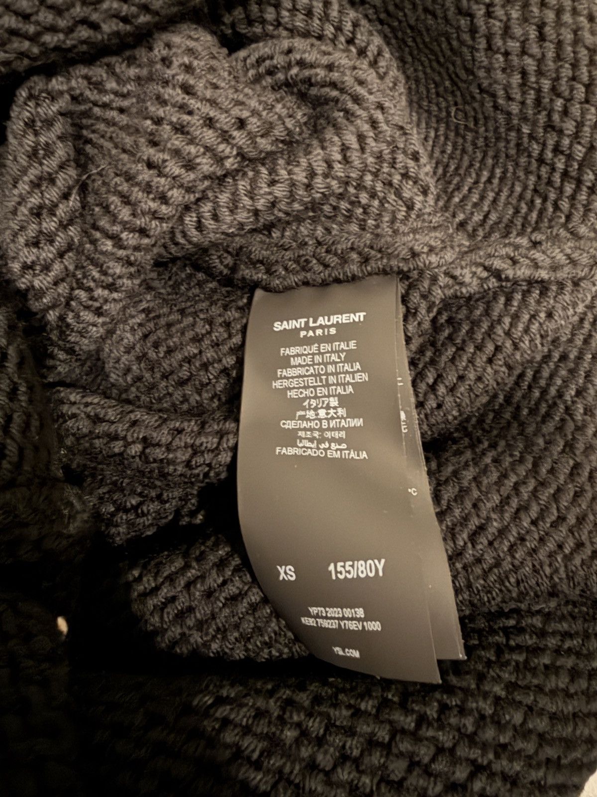Saint Laurent Paris Saint Laurent Knit Sweater Fall 2023 Size US XS / EU 42 / 0 - 6 Thumbnail