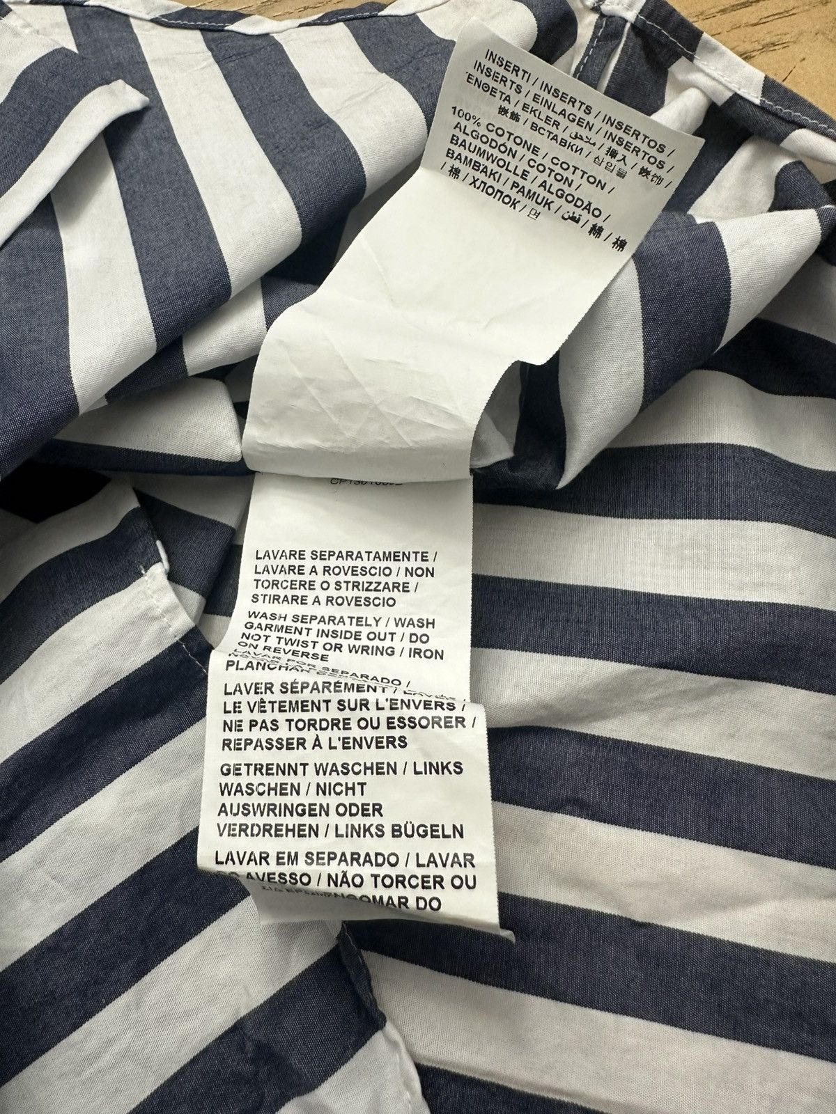 Piazza Sempione PIAZZA SEMPIONE Striped Shirt Blue and white Size M / US 6-8 / IT 42-44 - 11 Thumbnail