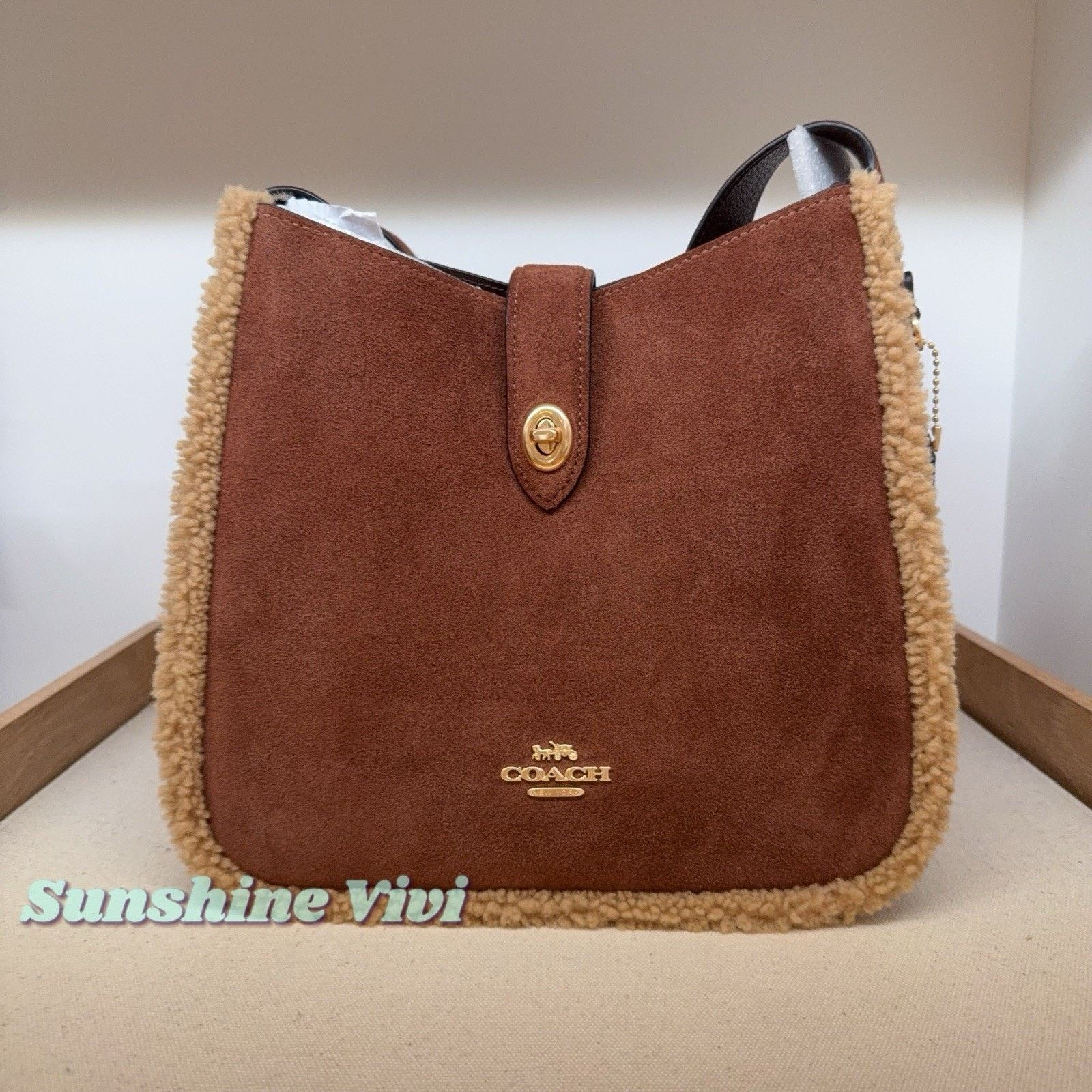 Coach NWT Coach CCZ26 Hadley Convertible Crossbody Bag Brown Size ONE SIZE - 1 Thumbnail