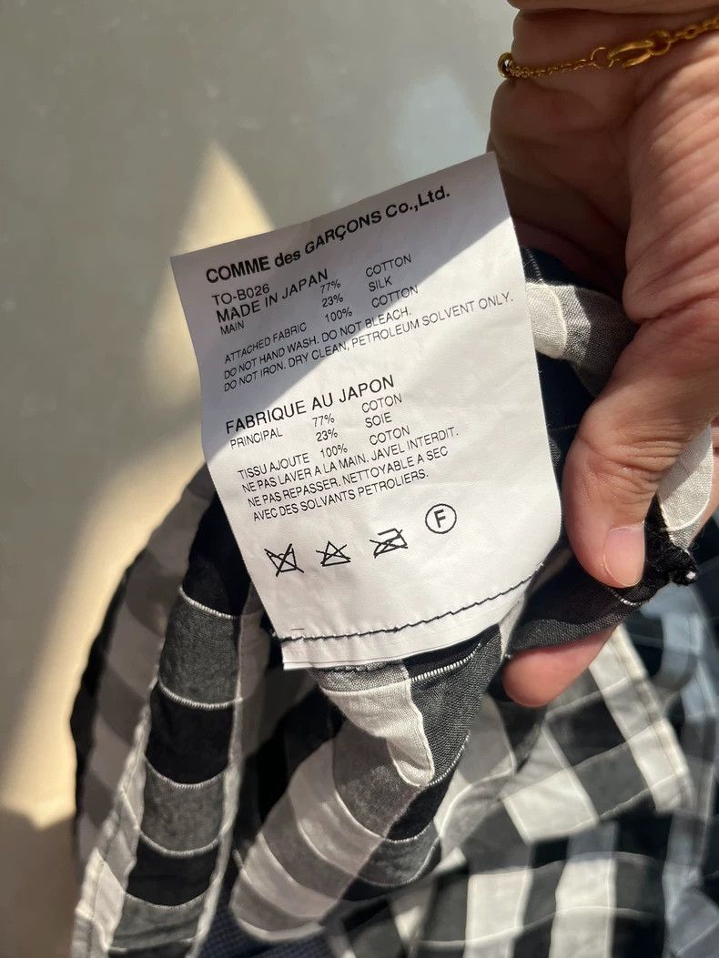 Comme des Garcons Comme Des Garcons Black and white checkered gold ingot coll Size M / US 6-8 / IT 42-44 - 5 Thumbnail