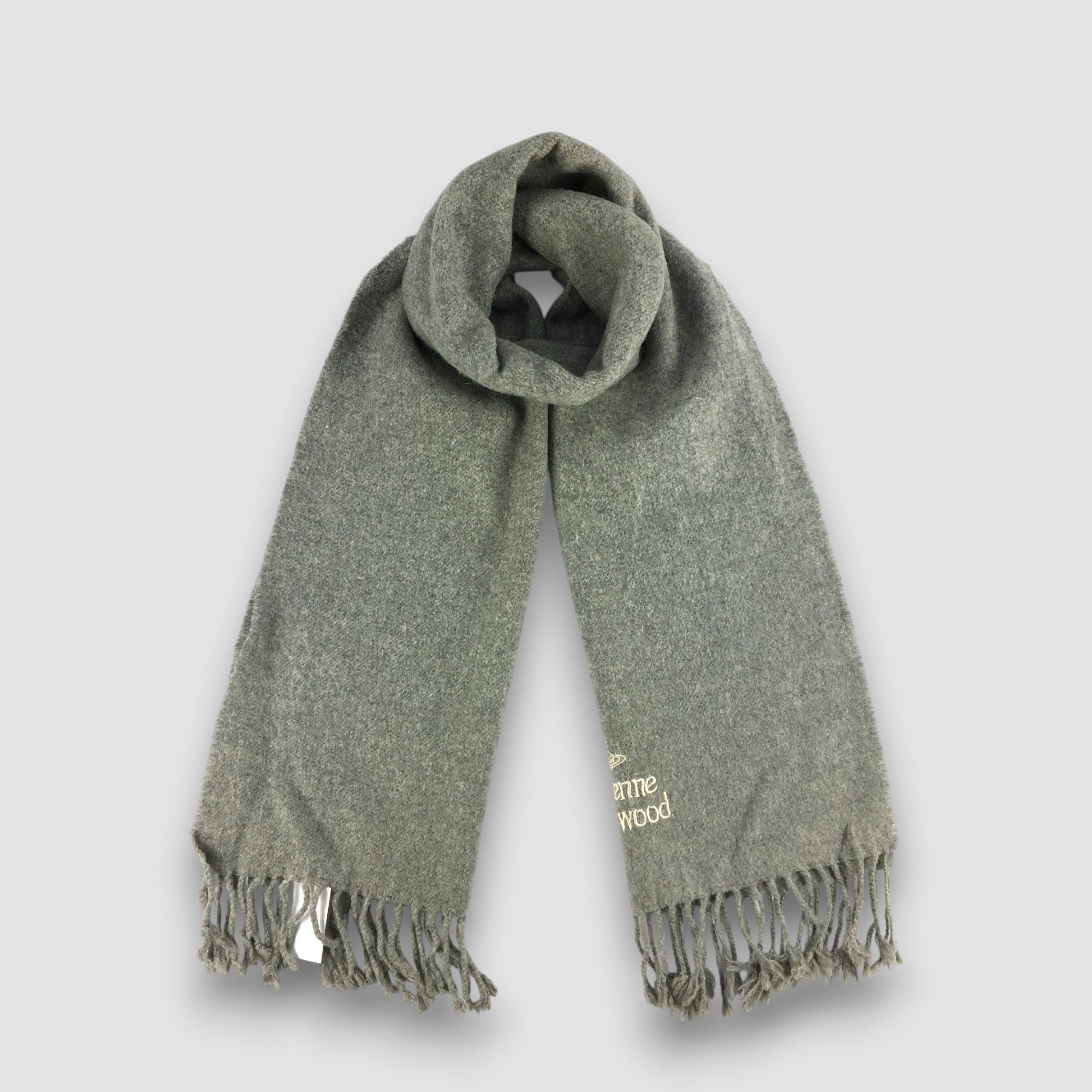 Vivienne Westwood Vintage Vivienne Westwood Orbs Scarf Muffler Wool Scarves Size ONE SIZE - 1 Thumbnail