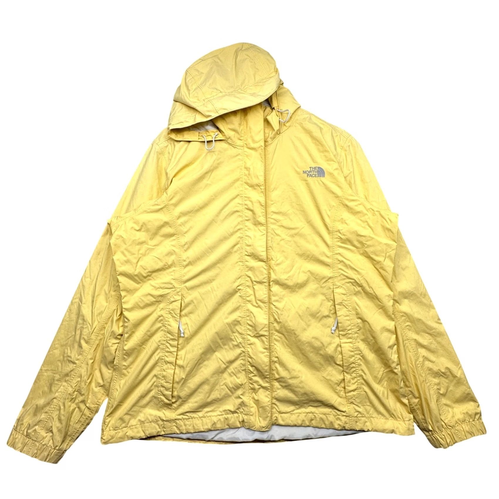 The North Face The North Face Hyvent Windbreaker Jacket Womens XL Yellow Hooded Full Zip Nylon Size XL / US 12-14 / IT 48-50 - 2 Thumbnail