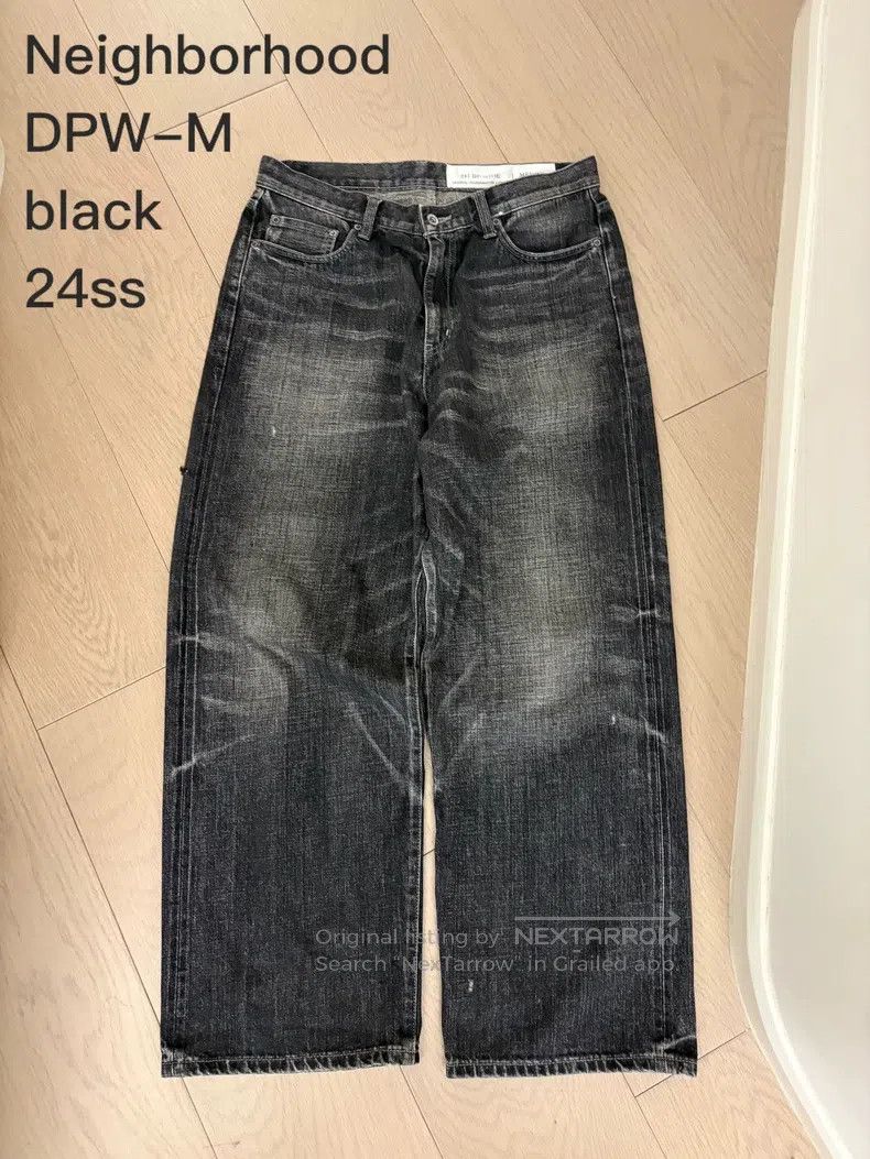 Neighborhood Neighborhood size M Black Washed Denim Jeans Size US 27 - 1 Thumbnail