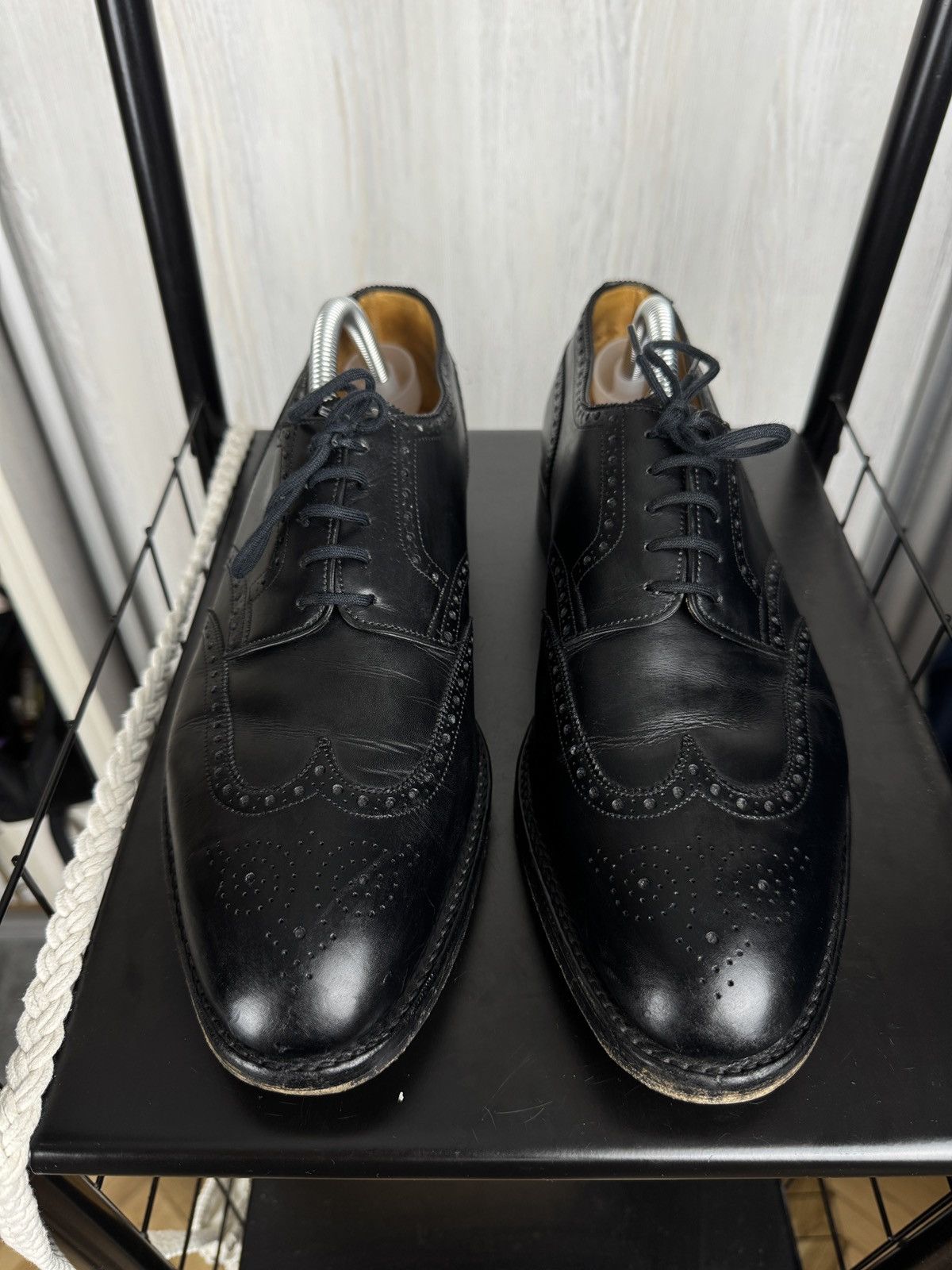 John Lobb John Lobb Darby Black Oxford Derby Classic Shoes 10E Size US 10 / EU 43 - 6 Thumbnail