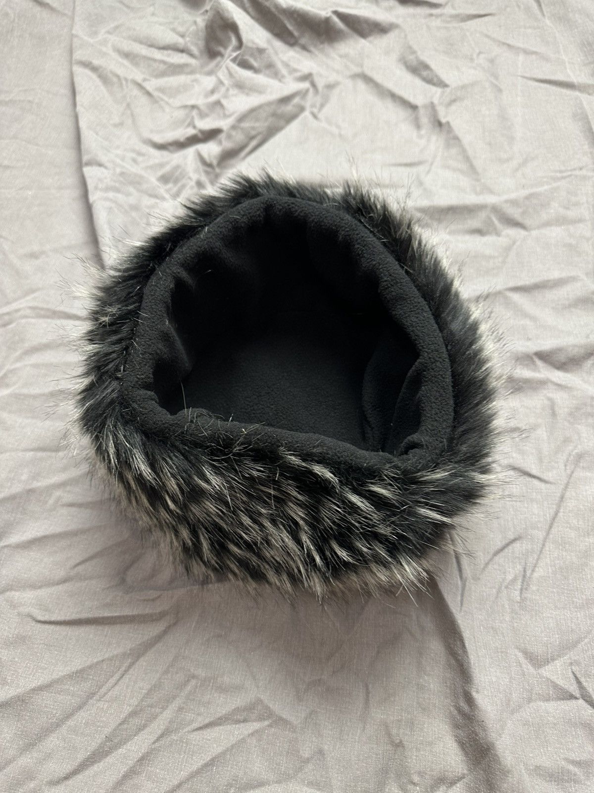 Japanese Brand Y2K Ushanka Fur Fuzzy Hat 90s Style Vintage ifsixwasnine Size ONE SIZE - 5 Thumbnail