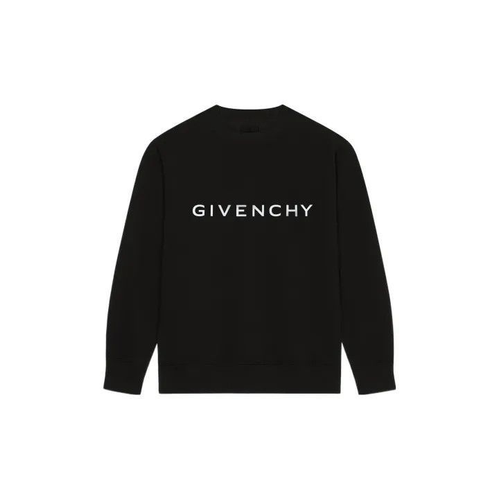 Givenchy Givenchy Givenchy FW22 Men's Black Logo Print Sweatshirt - Size US L / EU 52-54 / 3 - 2 Thumbnail