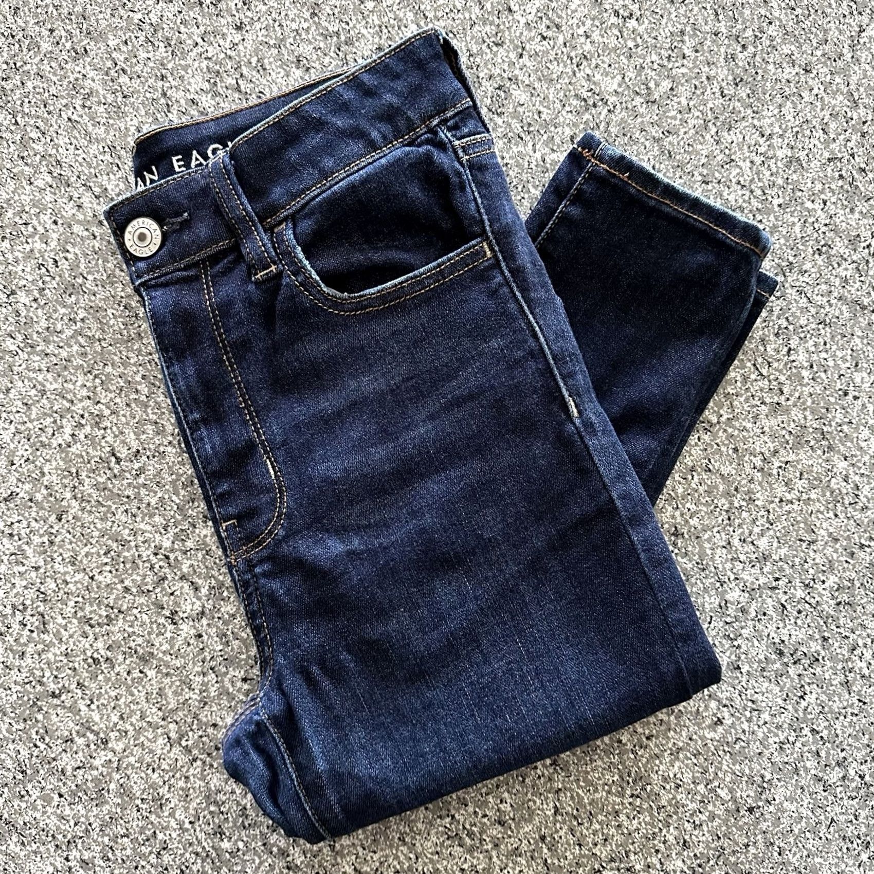 American Eagle Outfitters American Eagle Outfitters Jeans Shirt Womens 6 Regular High Rise Jegging 28x30 Blue Denim 5-Pocket Stretch Size 28" / US 6 / IT 42 - 2 Thumbnail