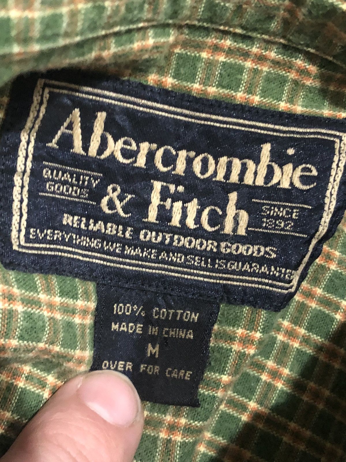 Abercrombie & Fitch × Vintage Vtg 90s Abercrombie & Fitch Button Down Size US M / EU 48-50 / 2 - 6 Thumbnail