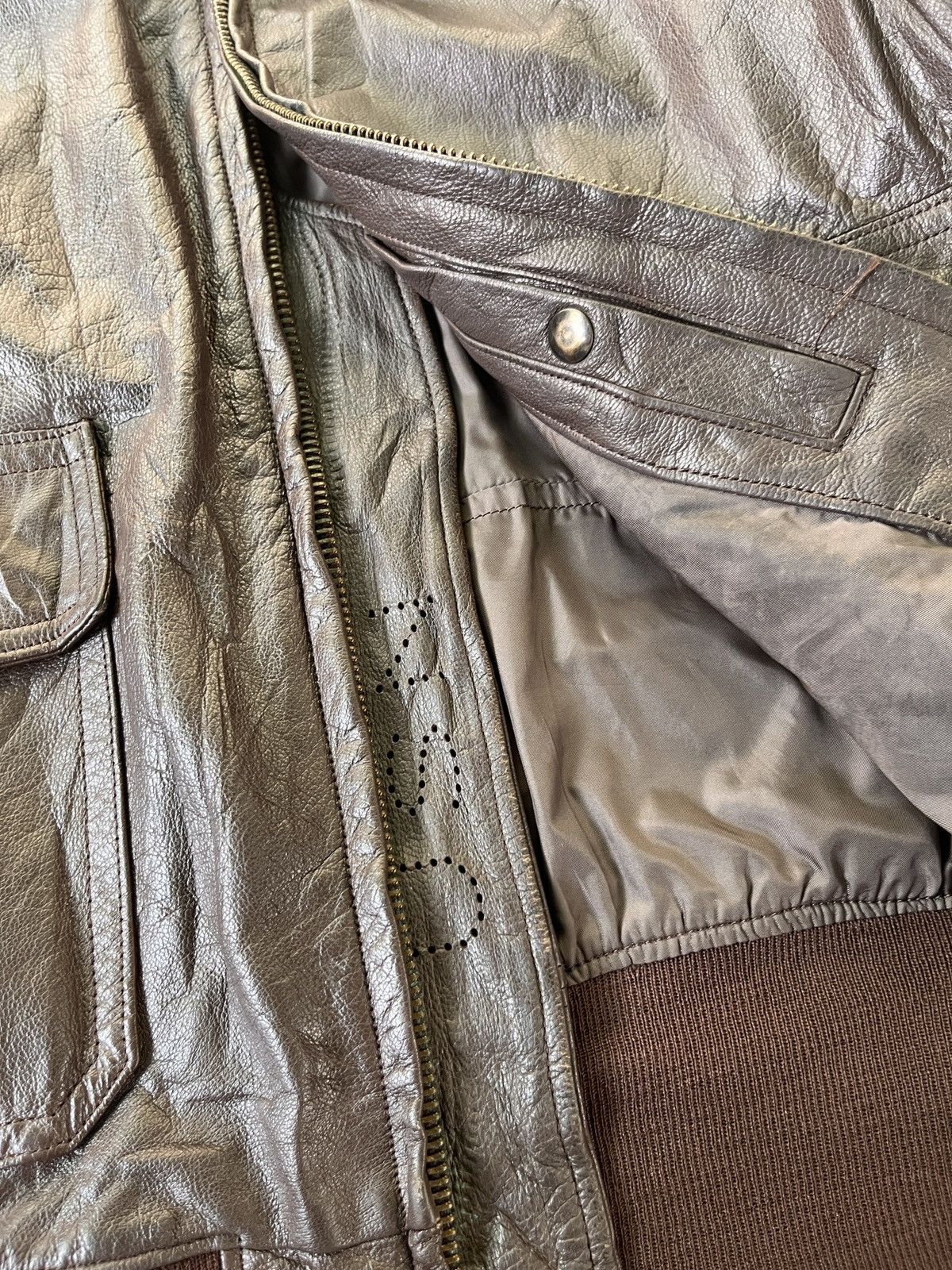 Vintage Rare 1968 U.S. Navy G-1 Flight Jacket Martin Lane Co. Inc. Size US L / EU 52-54 / 3 - 9 Thumbnail