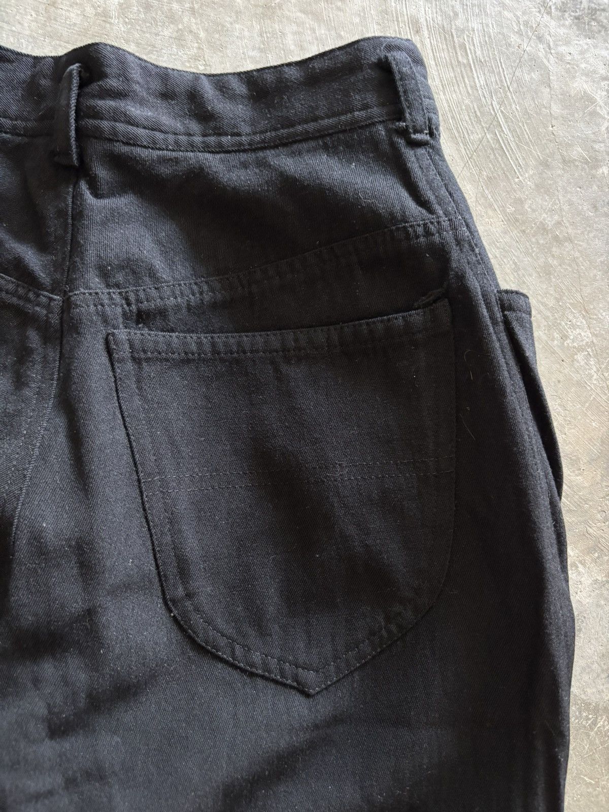 Y's × Yohji Yamamoto Y’s by Yohji Yamamoto black trouser classic style vintage Size 24" / US 00 / IT 34 - 11 Thumbnail