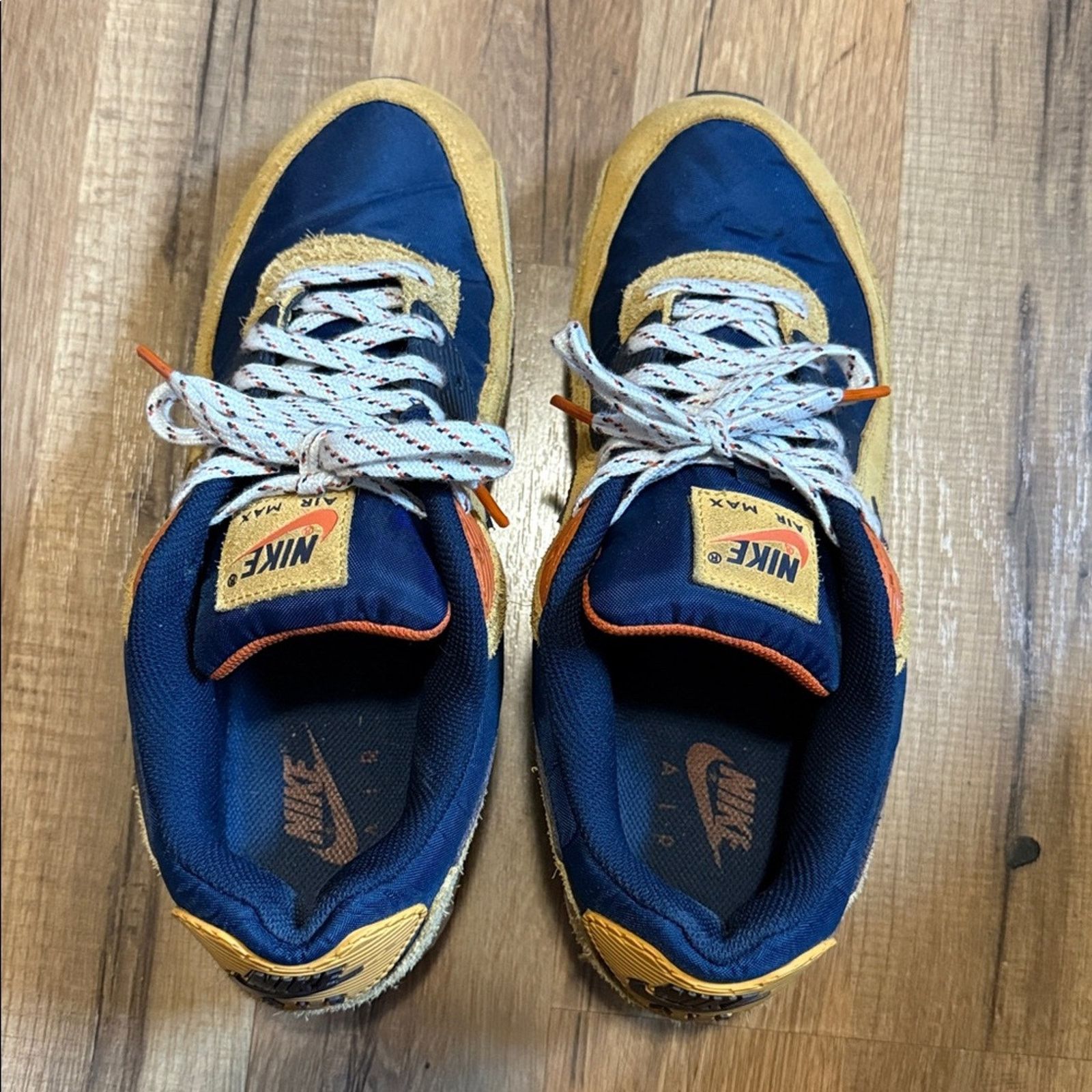 Nike Nike Air Max 90 Bucktan Team Navy Size US 10 / EU 43 - 2 Thumbnail