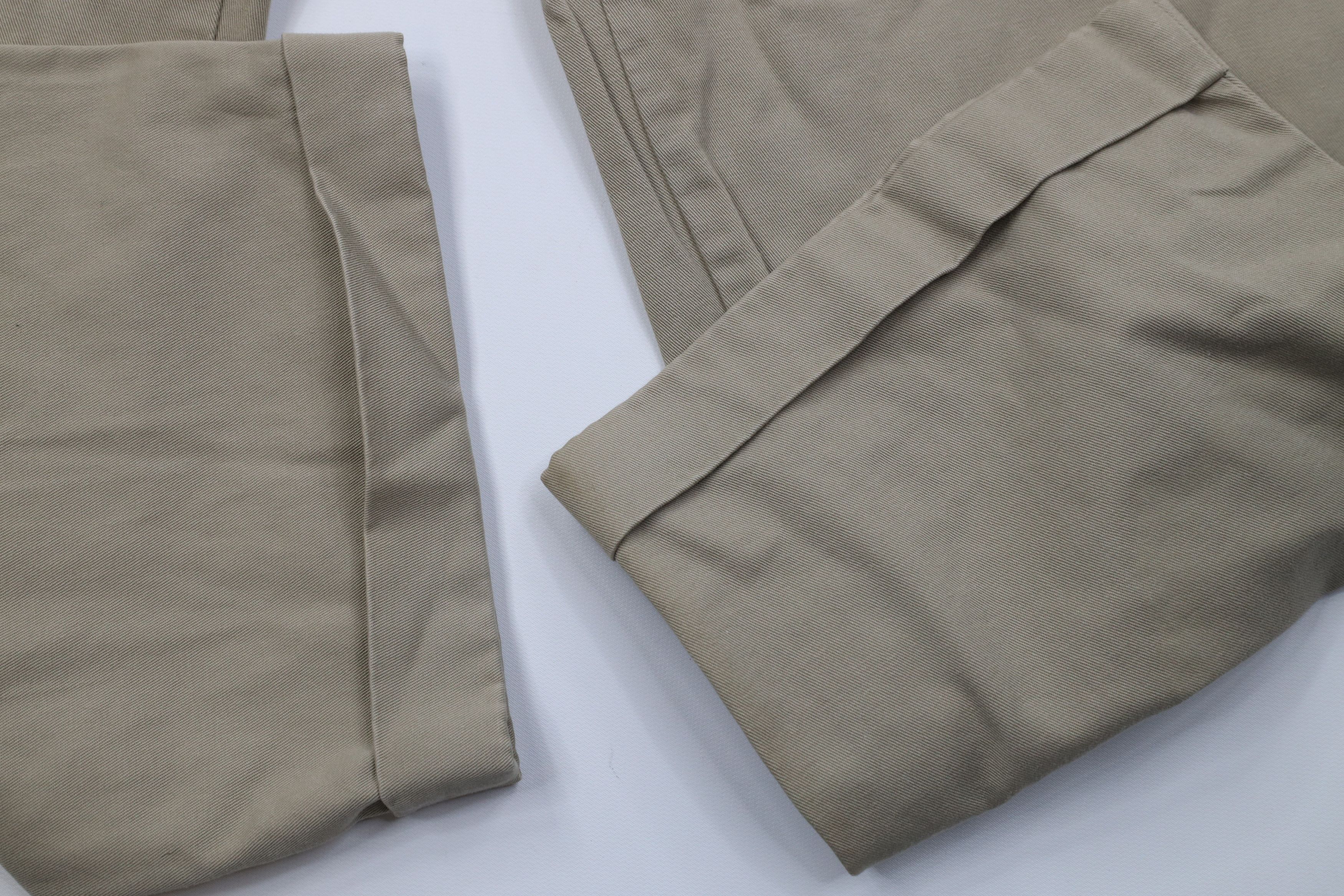 Pendleton Vintage 90s Pendleton Cuffed Wide Leg Chino Pants Beige Size US 40 / EU 56 - 7 Thumbnail