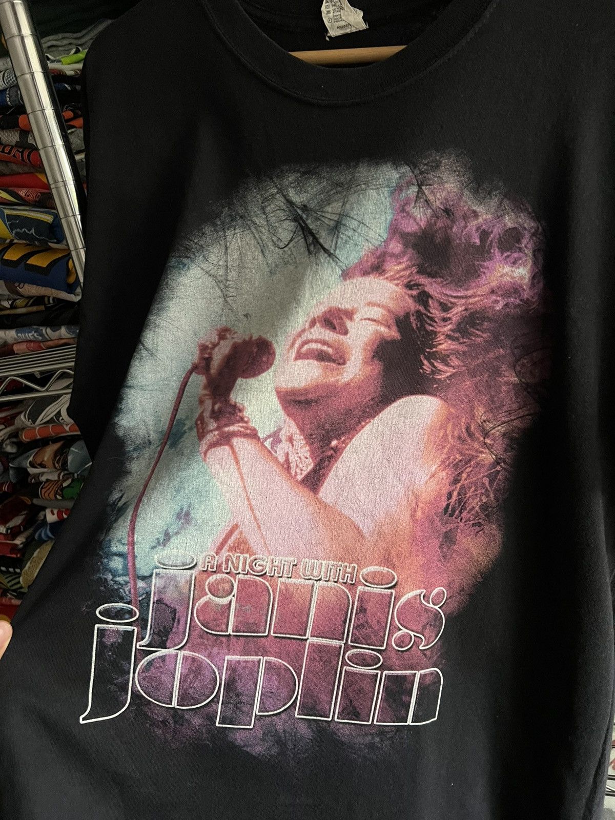 Band Tees 2000s A Night With Janis Joplin Tour Tee Size US L / EU 52-54 / 3 - 3 Thumbnail