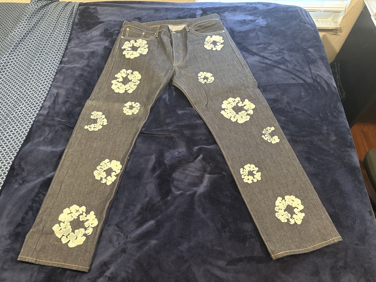 DENIM TEARS DENIM TEARS JEANS (Dirty Wash) size 34 | Grailed