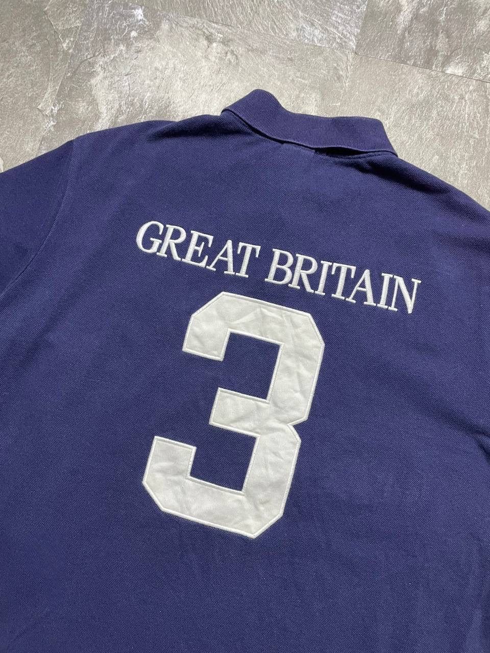 Polo Ralph Lauren Vintage Polo Ralph Lauren Great Britain GRB Rugby Polo Shirt Size US L / EU 52-54 / 3 - 6 Thumbnail