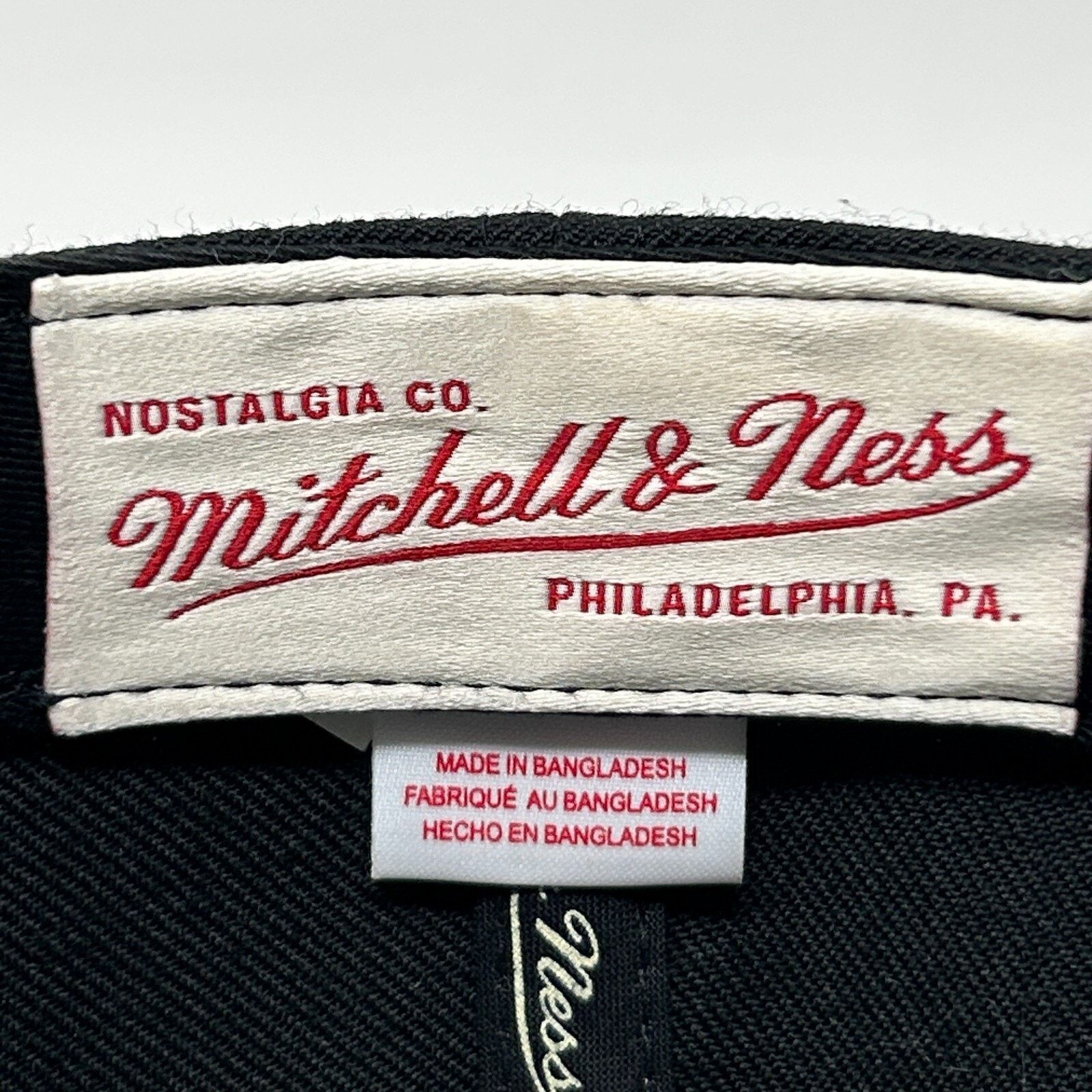 Mitchell & Ness Brooklyn Nets Hat Baseball Cap NBA Mitchell & Ness Black Size ONE SIZE - 9 Thumbnail