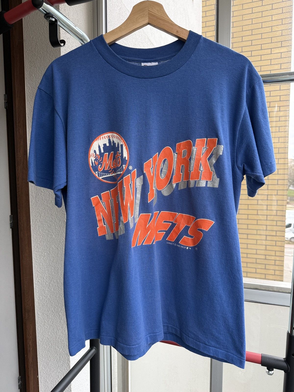 MLB new york mets 1991 t shirt Size US L / EU 52-54 / 3 - 1 Thumbnail