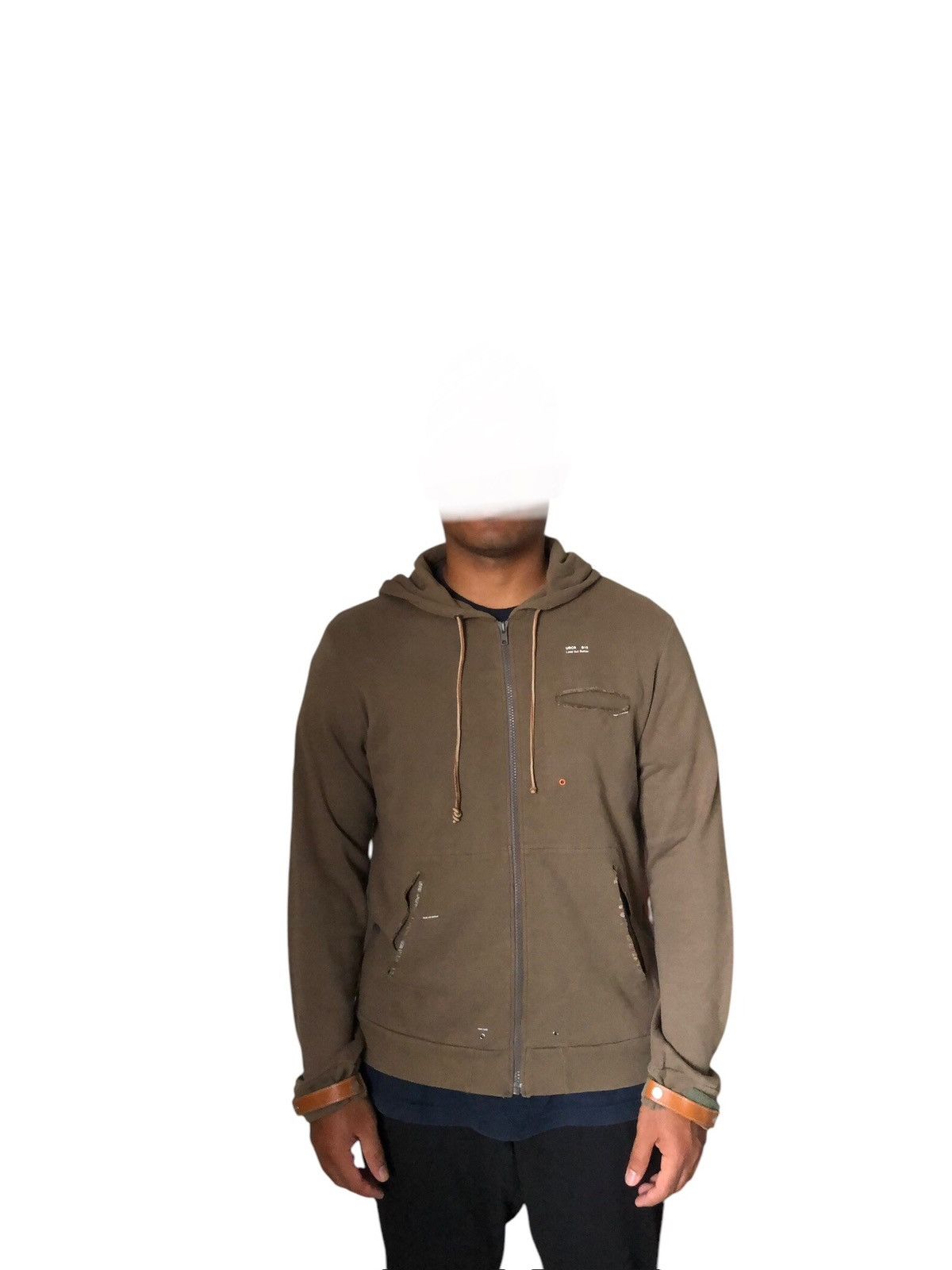 Undercover Rare🔥Undercover "Less but Better" Disteressed Zipper Hoodie Size US M / EU 48-50 / 2 - 14 Thumbnail