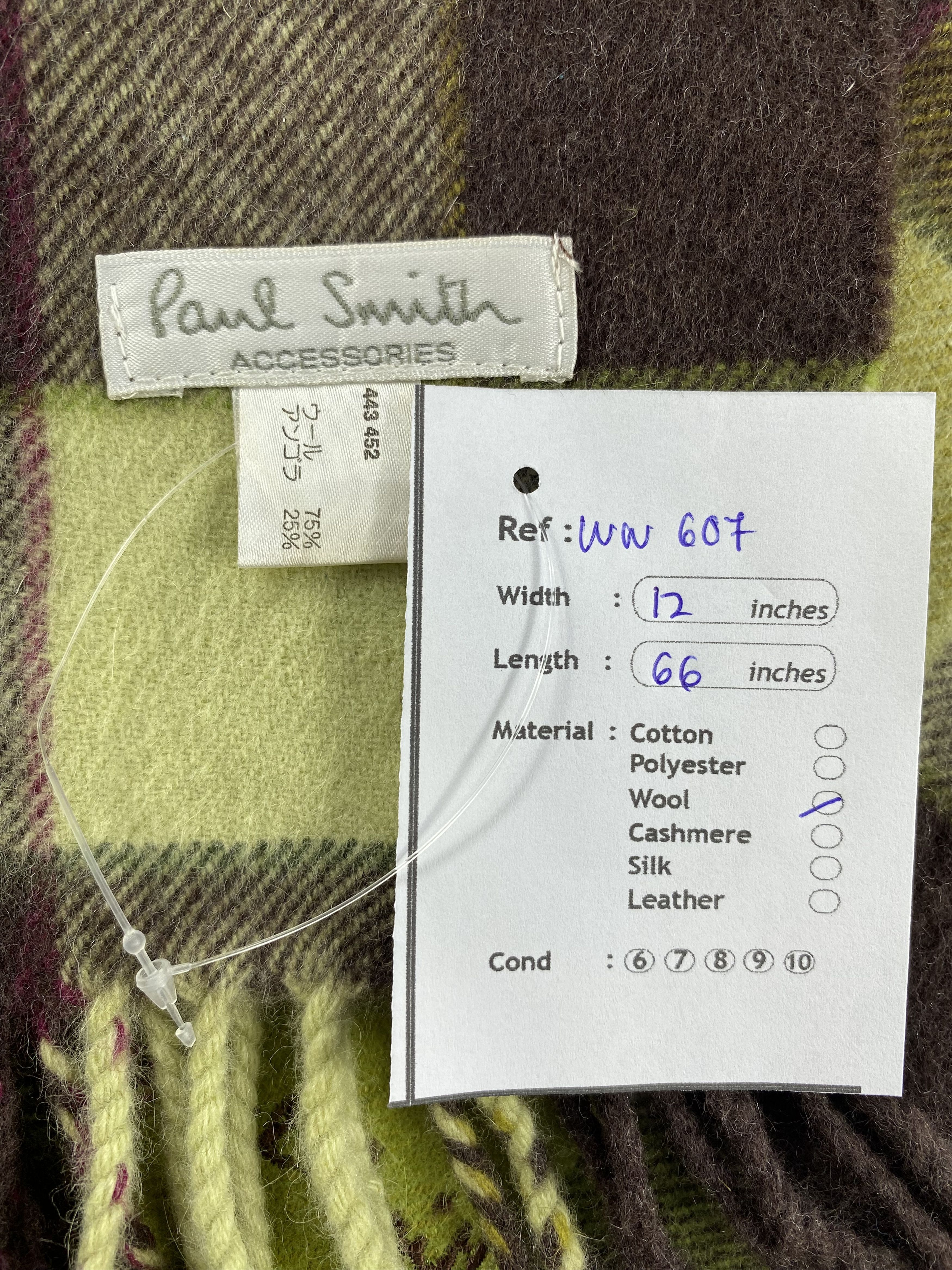 Paul Smith × Vintage Paul Smith Scarf / Muffler / Neckwear Size ONE SIZE - 7 Thumbnail