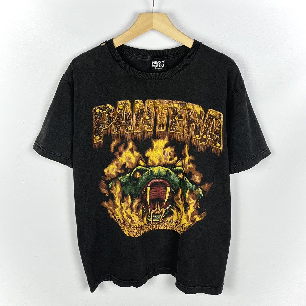 Band Tees Vintage Pantera rare rock band tee 90’s Size US M / EU 48-50 / 2 - 1 Thumbnail