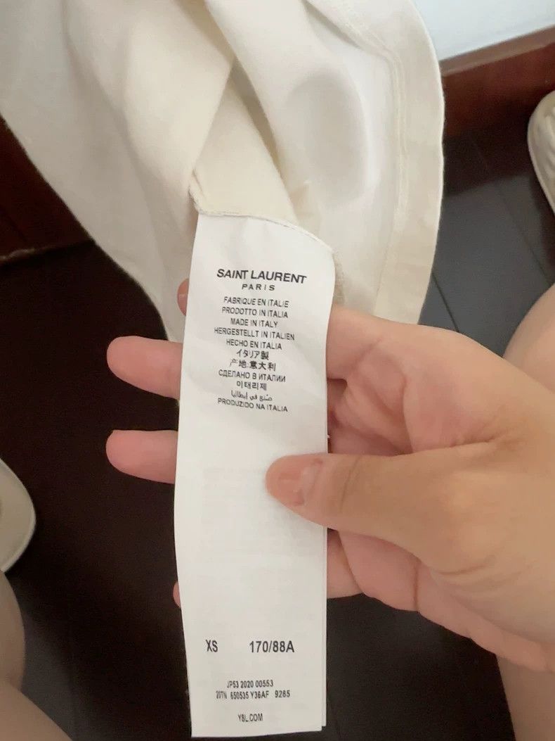 Saint Laurent Paris Saint laurent paris short sleeves 2506-Nextarrow Size US XS / EU 42 / 0 - 4 Thumbnail