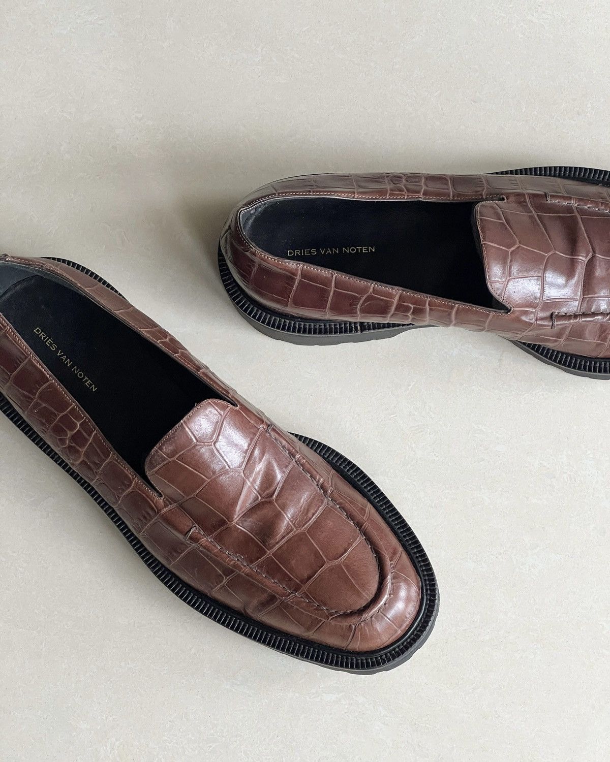 Dries Van Noten Dries Van Noten croc loafers Size US 10 / EU 43 - 3 Thumbnail
