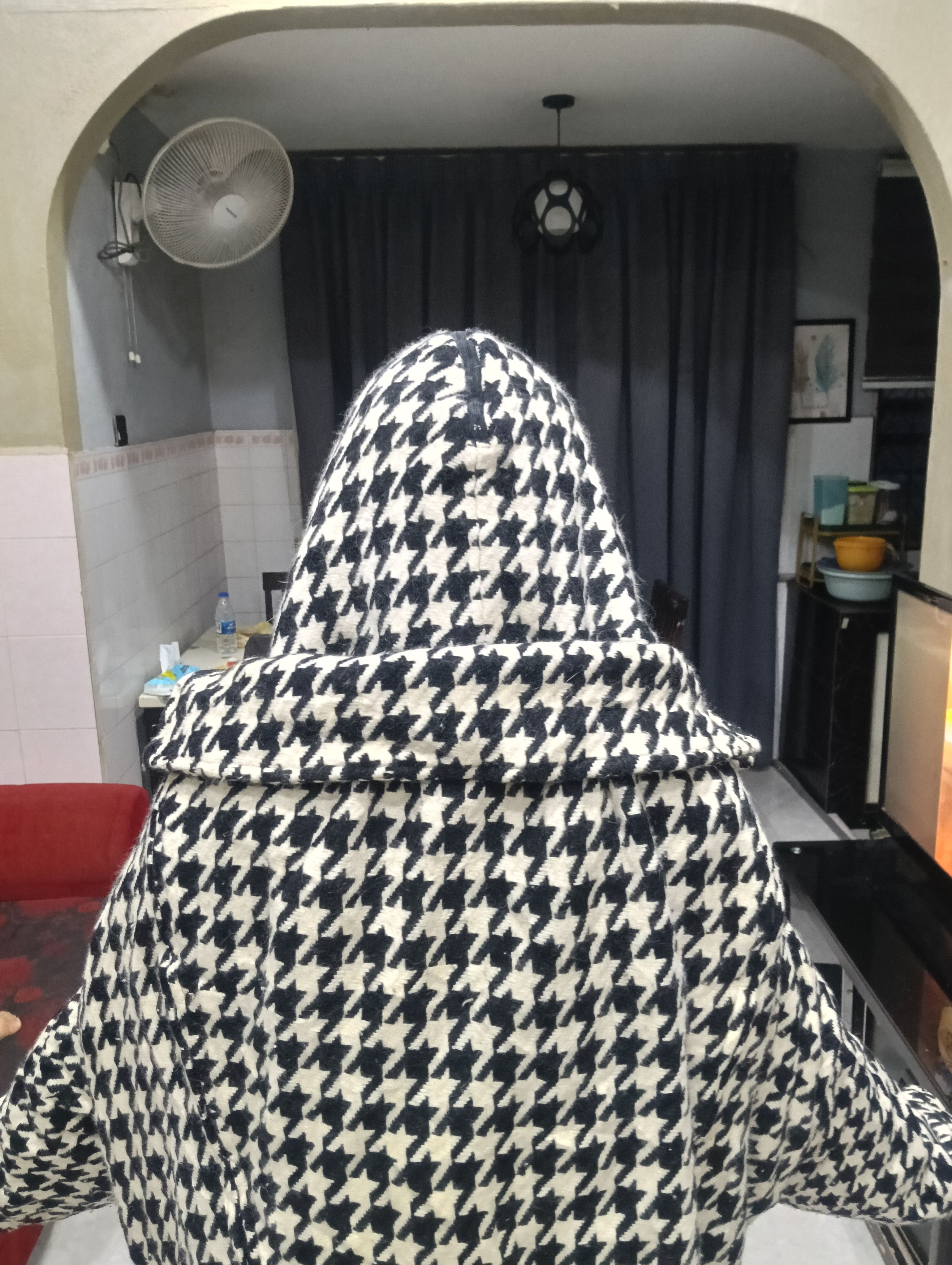Japanese Unbrand Coat Parka Jacket Like Asymmetrical Design
