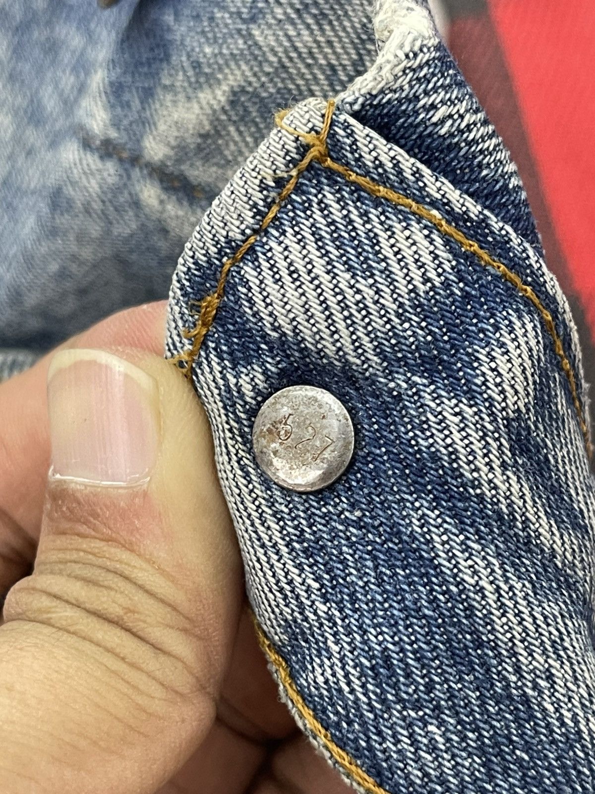 Levi's Vintage Clothing Vtg 1987 Levi’s Denim Trucker Jacket Flannel Lining 6🟩0 Size US S / EU 44-46 / 1 - 17 Thumbnail