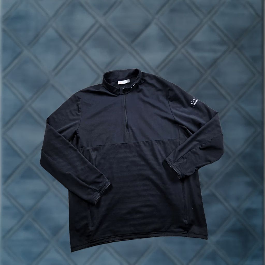 KJUS KJUS David Midlayer 1/2 Zip Pullover 2XL Mens Black Long Sleeve Stretch Pullover Size US XXL / EU 58 / 5 - 1 Thumbnail