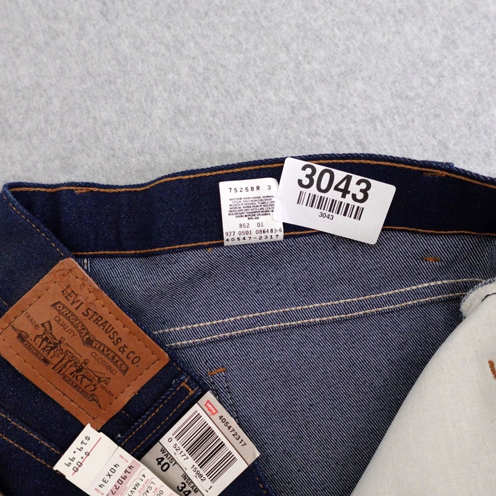 Levi's VINTAGE Levi's Jeans Main Selling Point Denim 40x34 90s Dark Wash Blue 40 Mens Jeans Mens Size US 40 / EU 56 - 5 Thumbnail