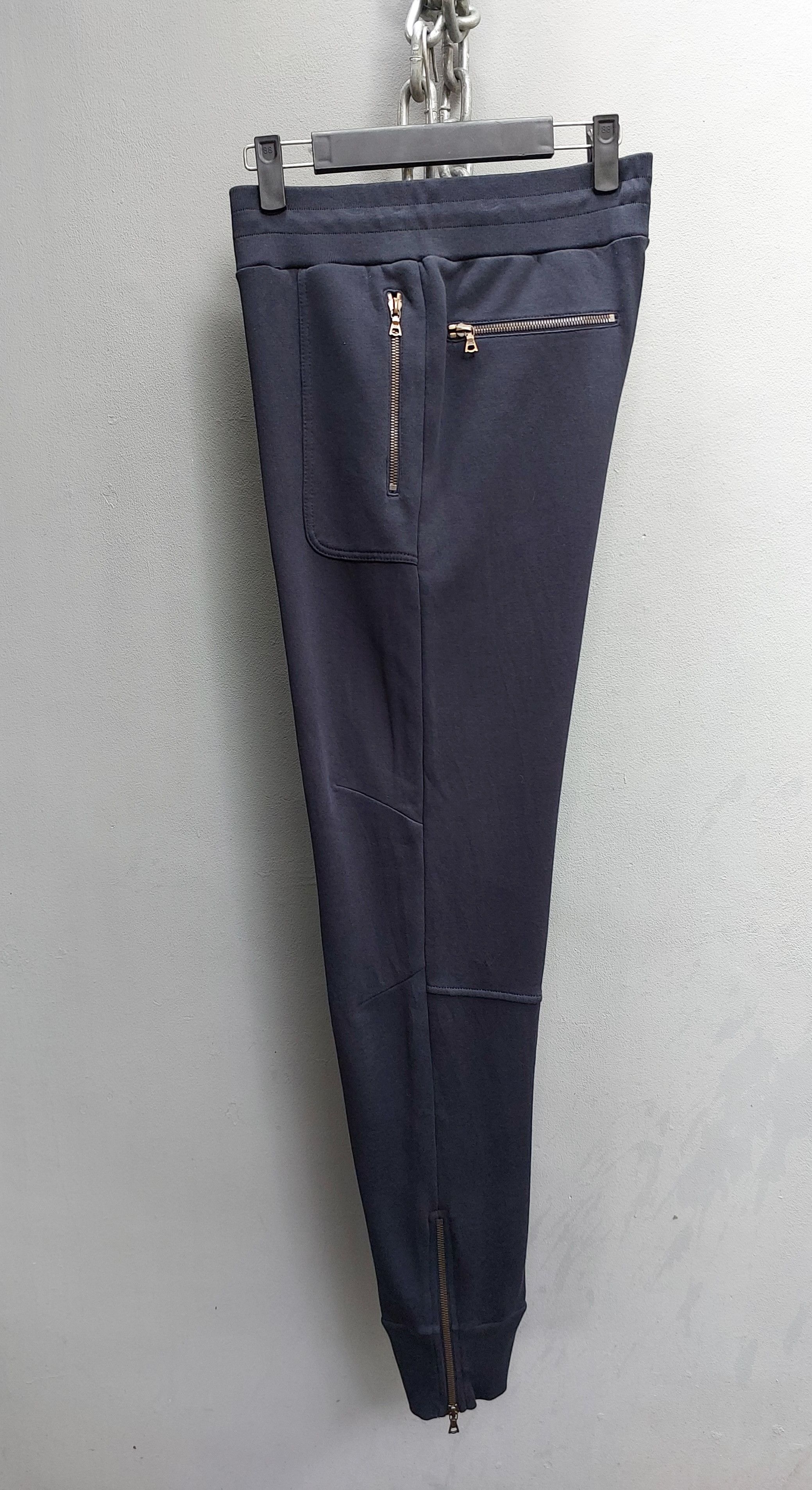 Dries Van Noten Dries Van Noten Jersey Zipper Sweatpants Size US 33 - 1 Thumbnail
