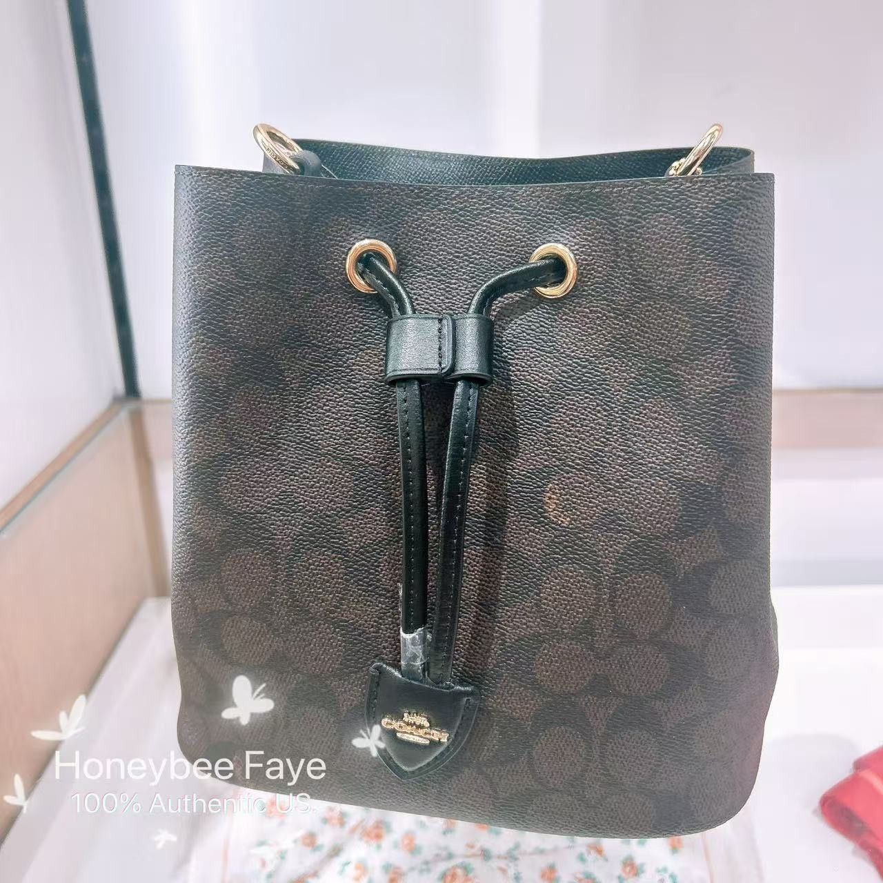 Coach NWT Coach Rowan Bucket Bag In Signature Canvas CBH07 Size ONE SIZE - 5 Thumbnail
