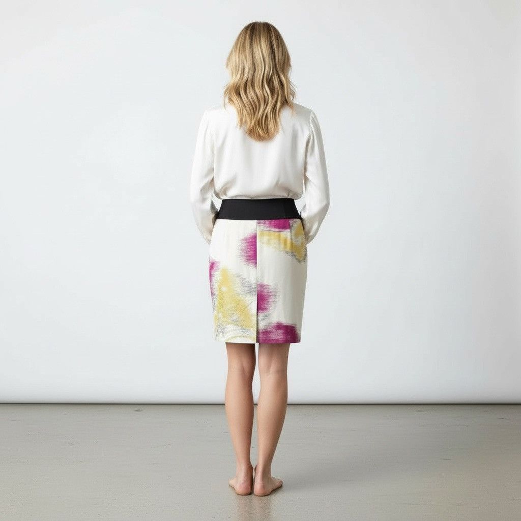 Anthropologie Anthropologie Floreat Origami Jacquard Cotton Skirt sz.4 Size 27" / US 4 / IT 40 - 6 Thumbnail