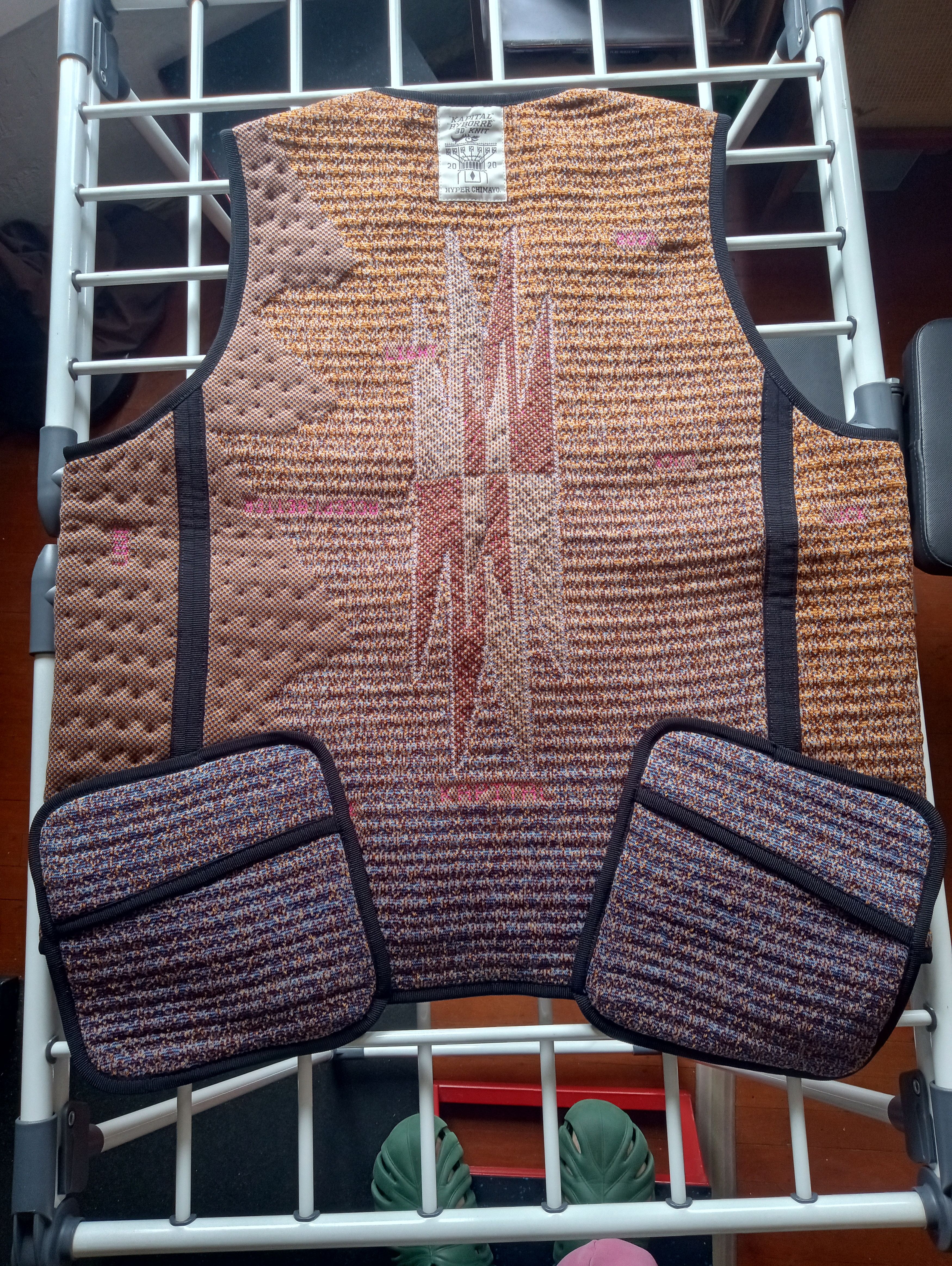 Kapital 3D Knit Hyper Chimayo Vest- bronze Size US L / EU 52-54 / 3 - 2 Thumbnail