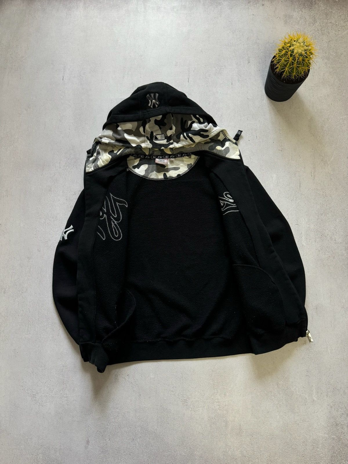 New York Yankees Vintage New York Yankees Hoodie Big Logo Baggy Y2K 90s Size US XS / EU 42 / 0 - 10 Thumbnail