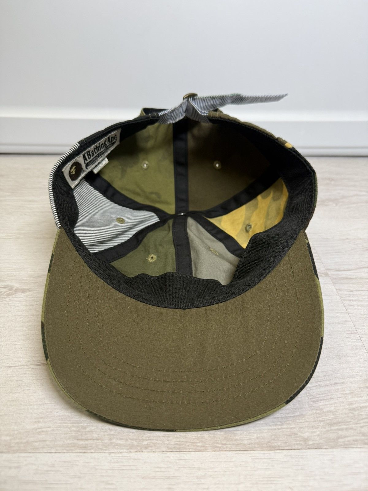 Bape SS22 Bape Crazy Panel Camo Cap Size ONE SIZE - 8 Thumbnail