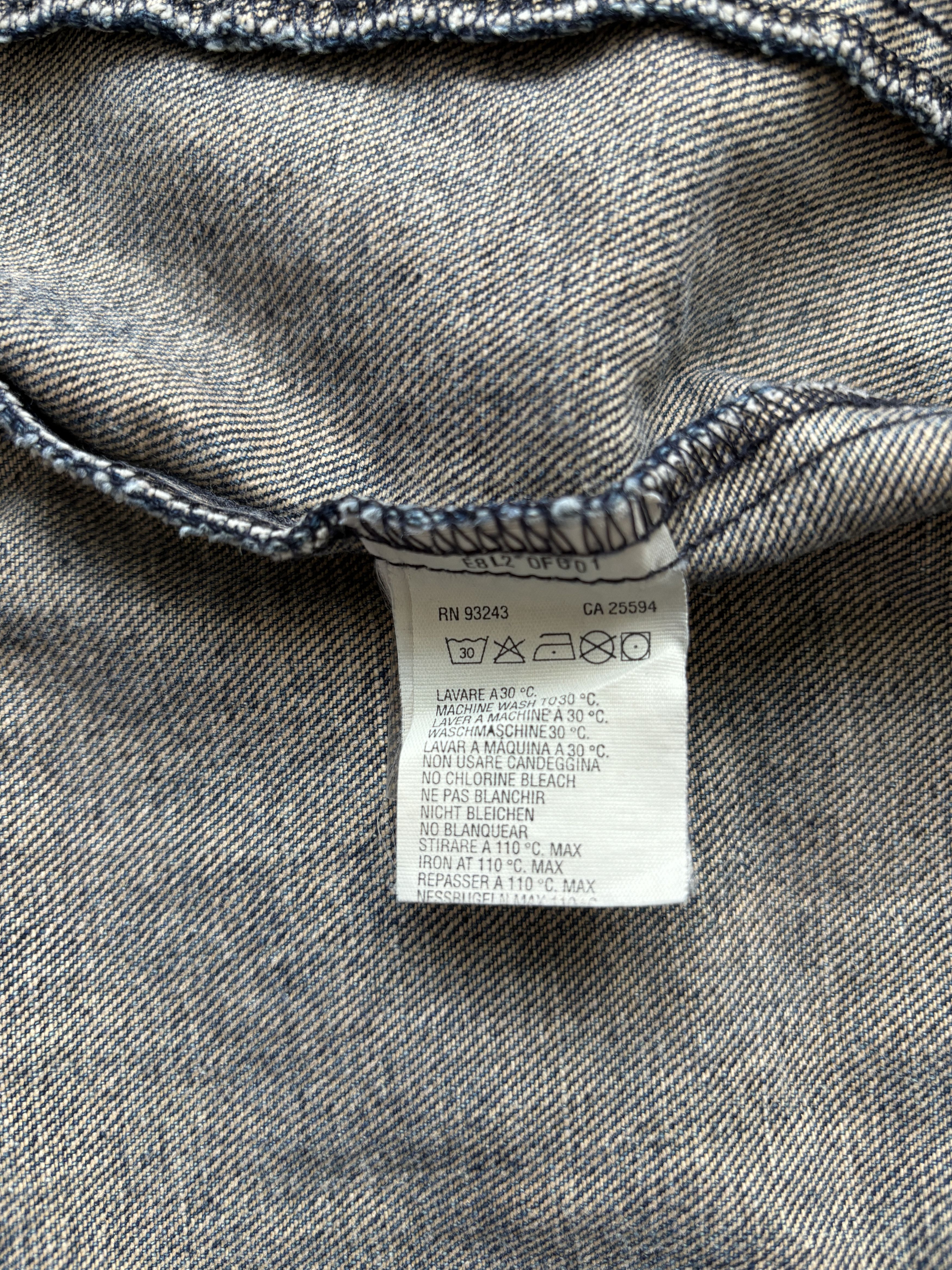 ⚡️QUICK SALE⚡️Diesel Style Lab Blue Denim Jacket
