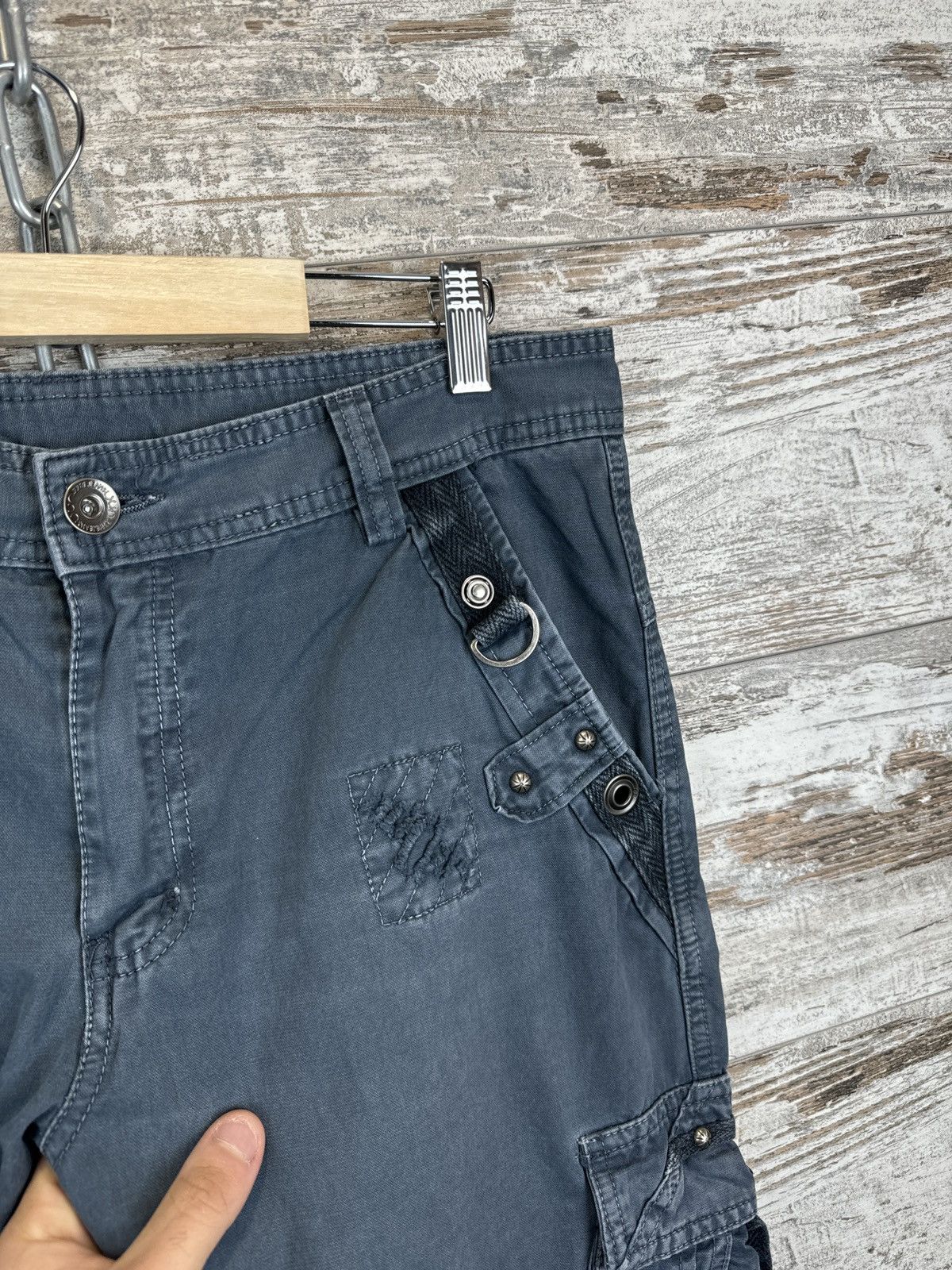 Japanese Brand × Vintage Mens Vintage opium cargo pants Japanese style y2k Size US 34 / EU 50 - 5 Thumbnail