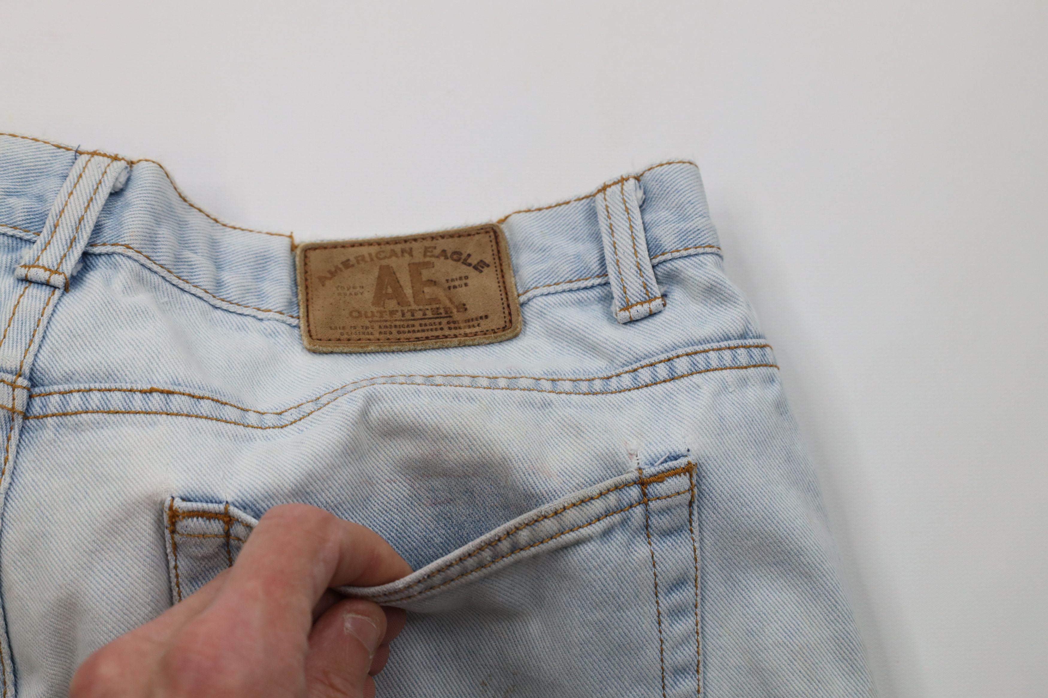 American Eagle Outfitters Vintage 90s American Eagle Outfitters Jean Shorts Jorts Size US 34 / EU 50 - 10 Thumbnail