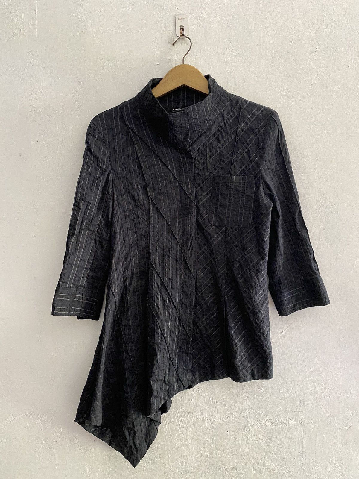 14th Addiction Vintage Doho assymmetric buttons shirt gothic style Size US M / EU 48-50 / 2 - 1 Thumbnail