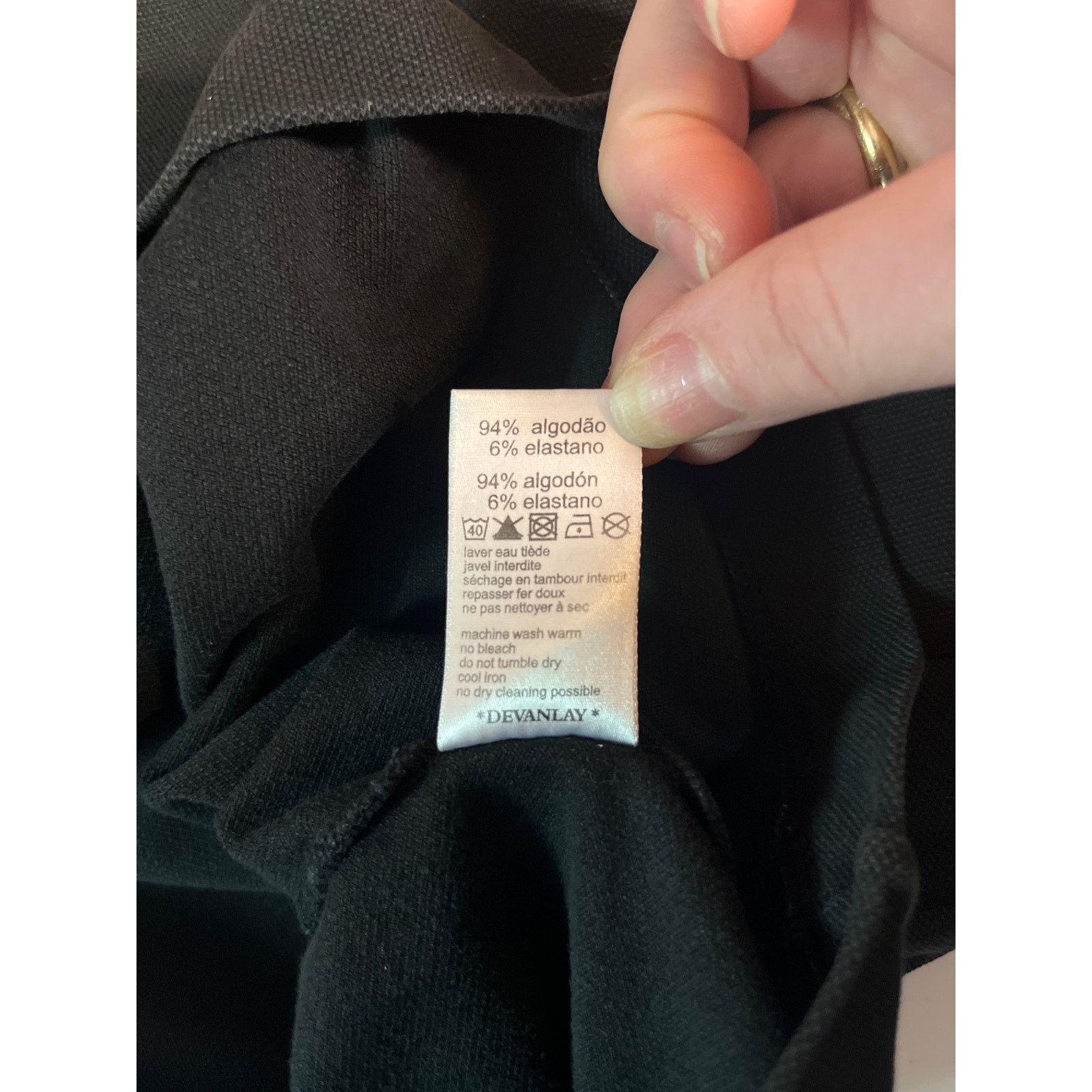 Lacoste Lacoste Black Pique Cotton Polo Dress size 44 with pockets Size M / US 6-8 / IT 42-44 - 11 Thumbnail