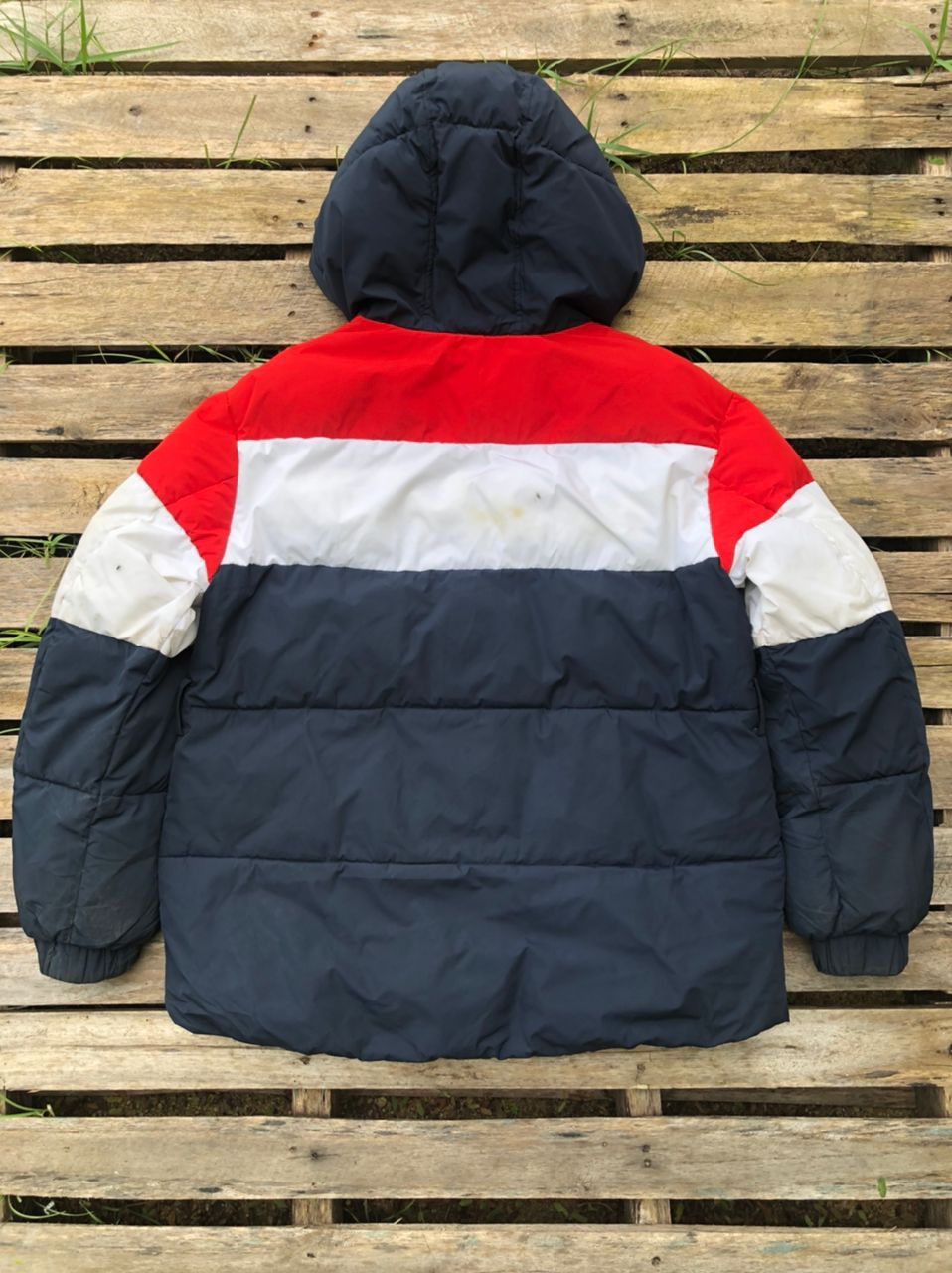 Tommy Hilfiger × Vintage Tommy Hilfiger Jeans Puffer Jacket Size US M / EU 48-50 / 2 - 2 Thumbnail