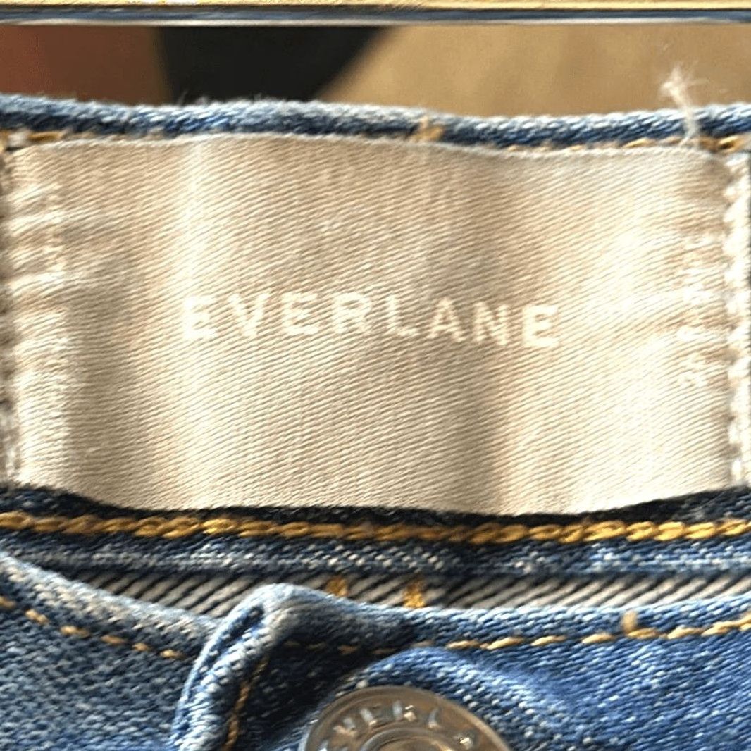 Everlane Everlane Jeans Women Medium Wash Cotton Stretch High Rise size 26 Blue Wide-Leg Regular 26 Size 26" / US 2 / IT 38 - 7 Thumbnail