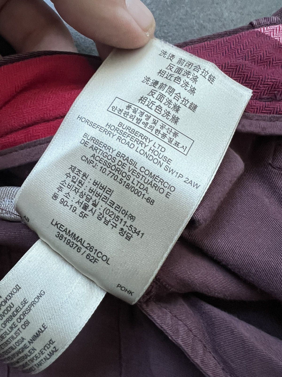 Burberry × Burberry Prorsum Vintage Burberry brit cotton pants 34 Size US 34 / EU 50 - 12 Thumbnail