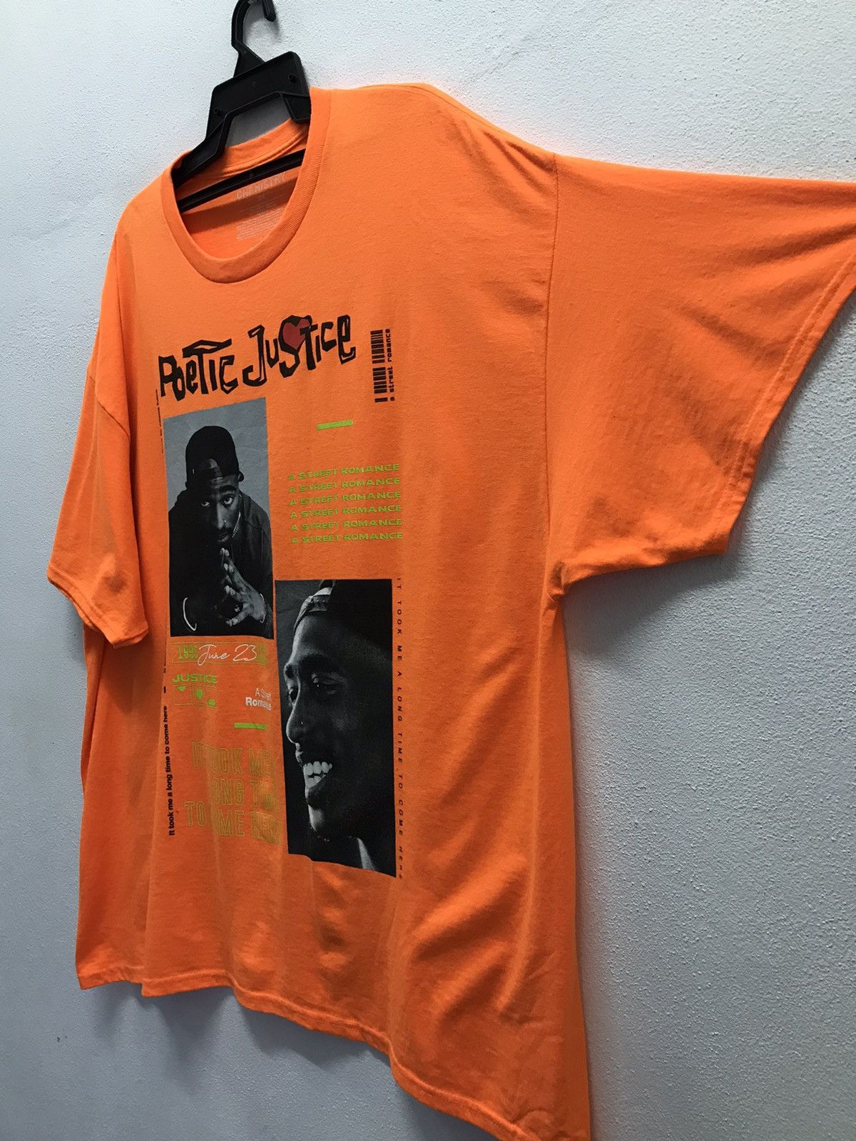 Band Tees × Vintage Vintage Poetic Justice A Street Romance Shirt Size US XXL / EU 58 / 5 - 4 Thumbnail