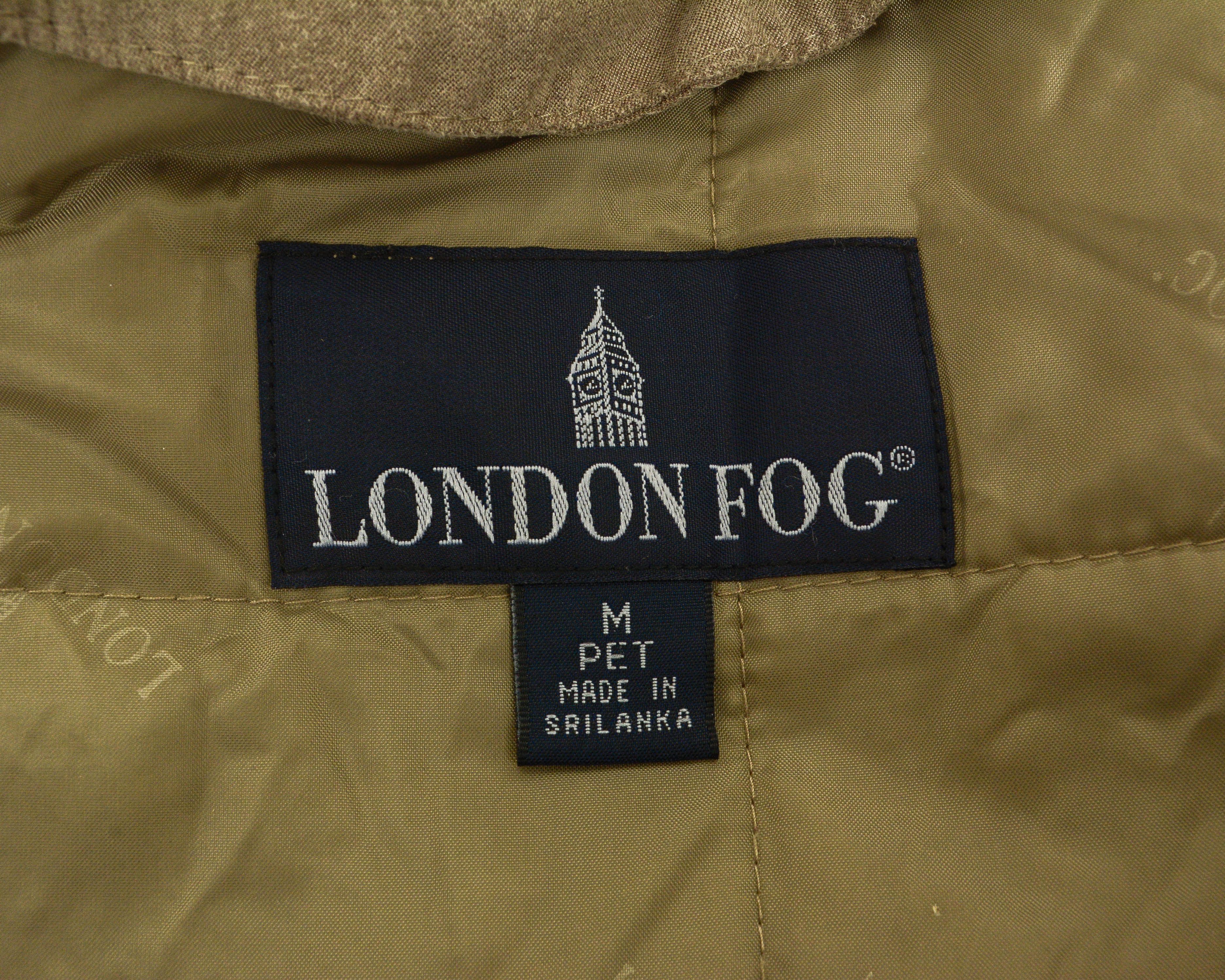 London Fog Womens M pet Trench Coat Raincoat Jacket Beige Size M / US 6-8 / IT 42-44 - 6 Thumbnail