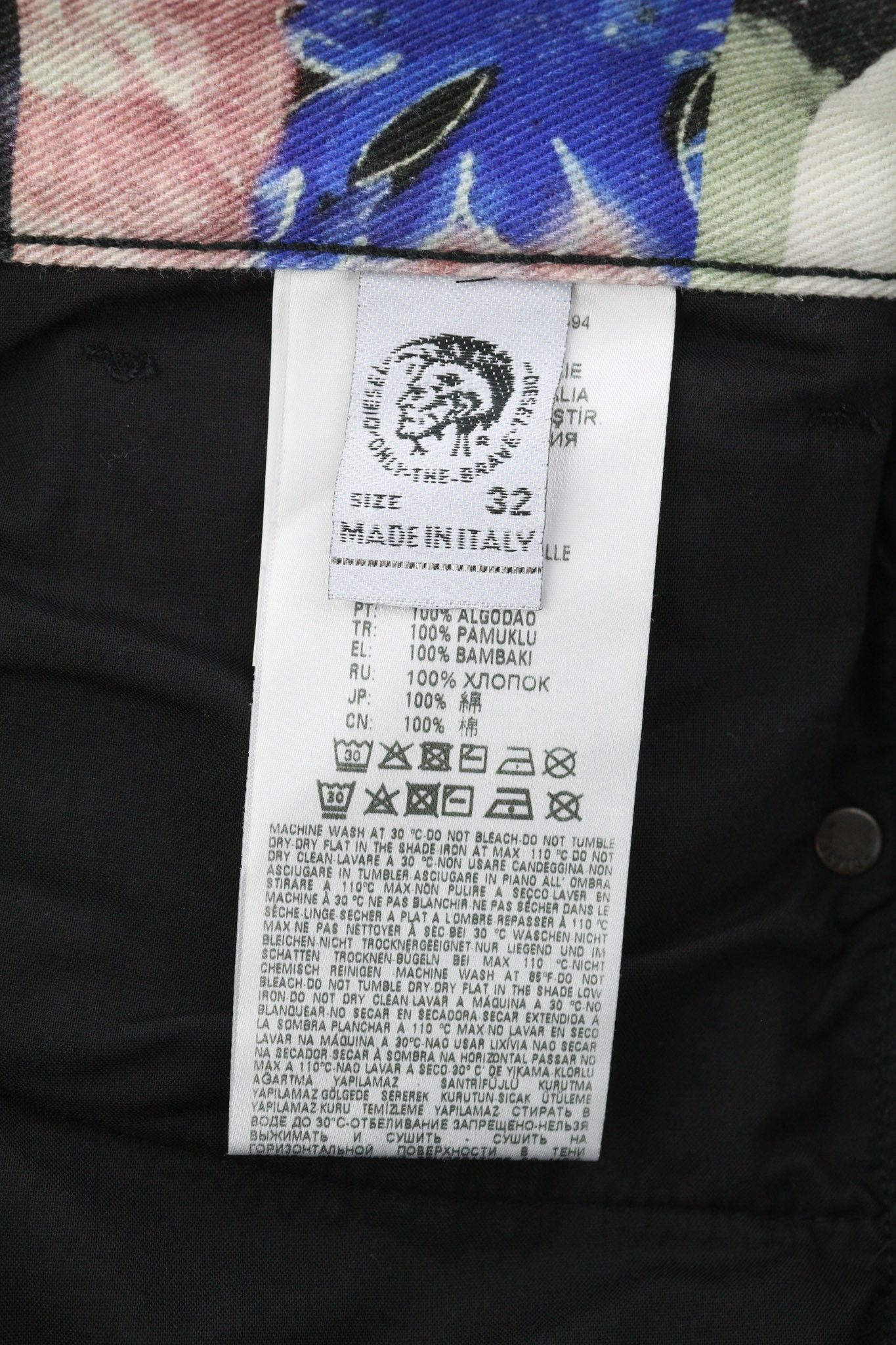 Diesel D-KRAS 009VB W32/L32 Slim Patterned Denim 40446 Size US 32 / EU 48 - 9 Thumbnail