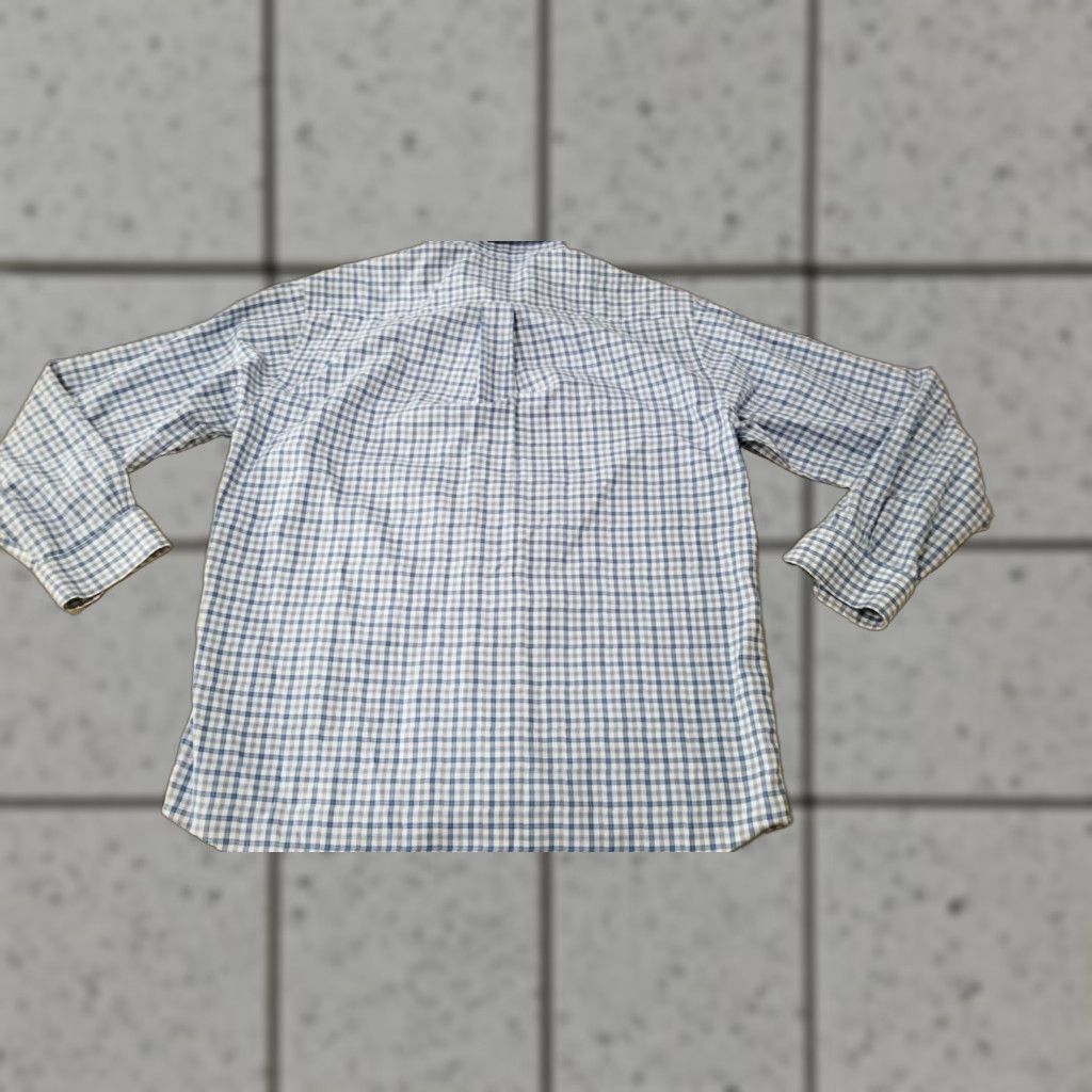 Brooks Brothers Brooks Brothers Shirt Mens Plaid Dress Button-Up Cotton Blue M Medium Size 40R - 1 Thumbnail