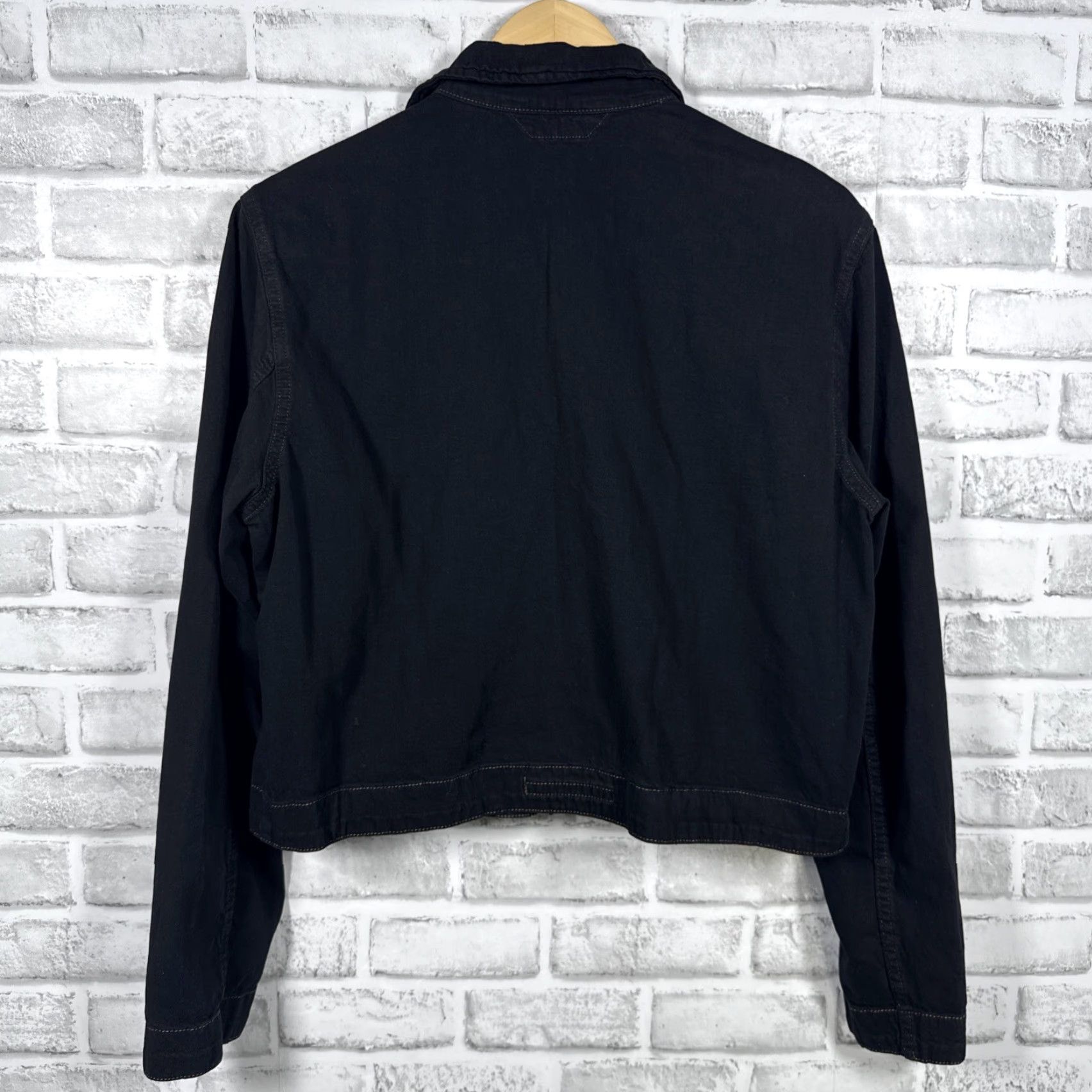 Denime Adriano Goldschmied Lightweight Denim Jacket Womens Size L Size L / US 10 / IT 46 - 4 Thumbnail