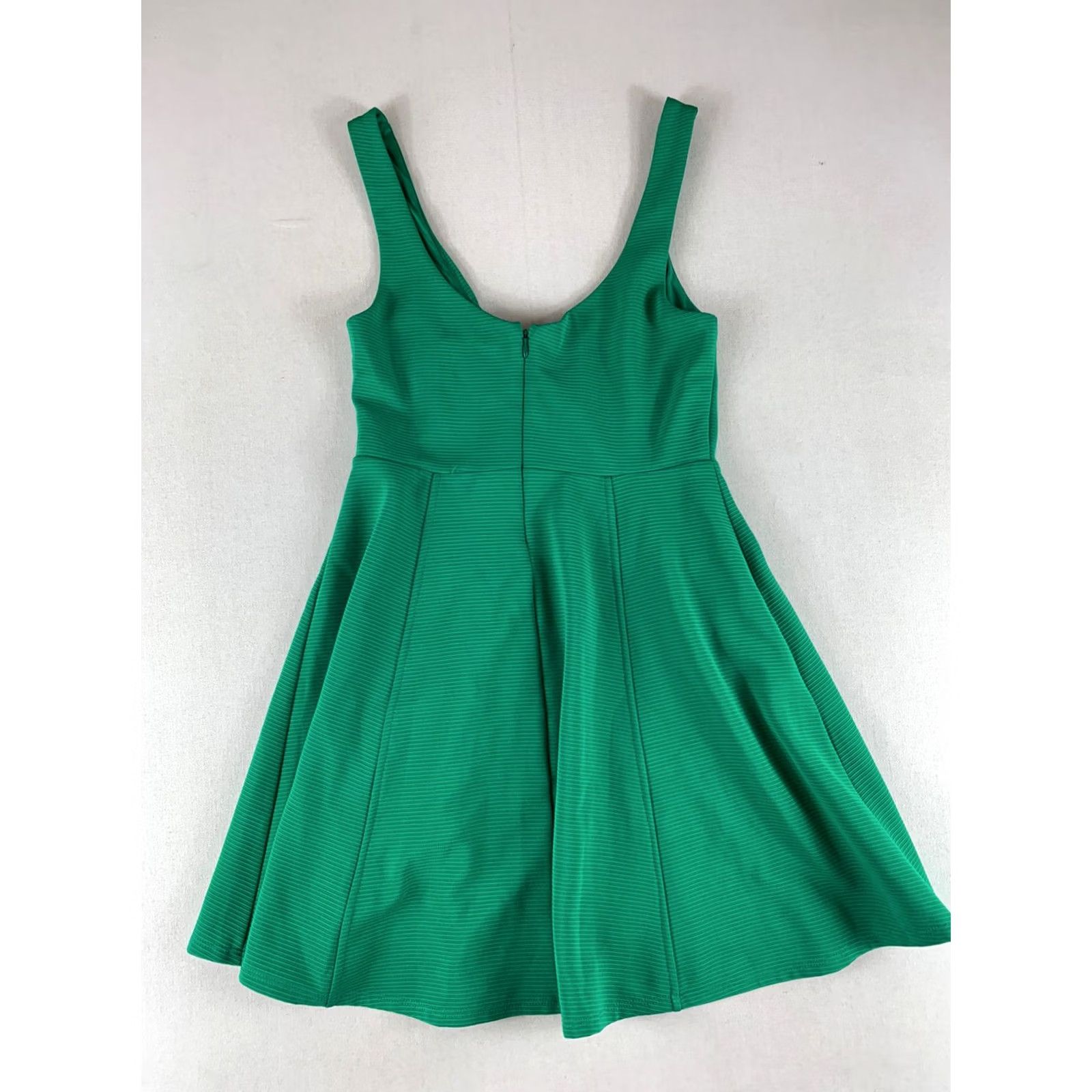 Vintage NASTY GIRL Dress Women Green A-Line Knee Length Small WEAR Made In USA Size S / US 4 / IT 40 - 2 Thumbnail
